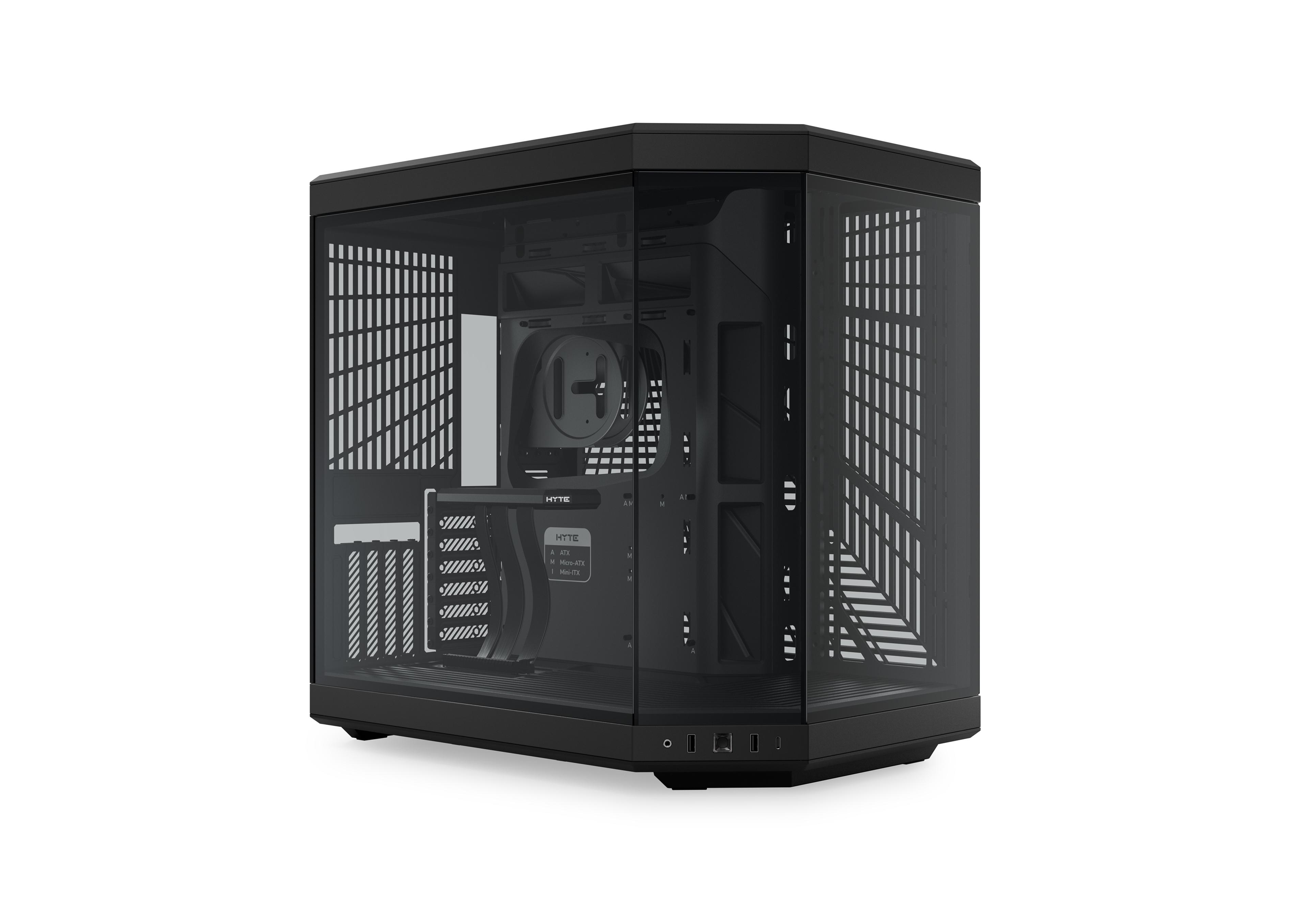 HYTE Y70 Modern Aesthetic Case - Pitch Black