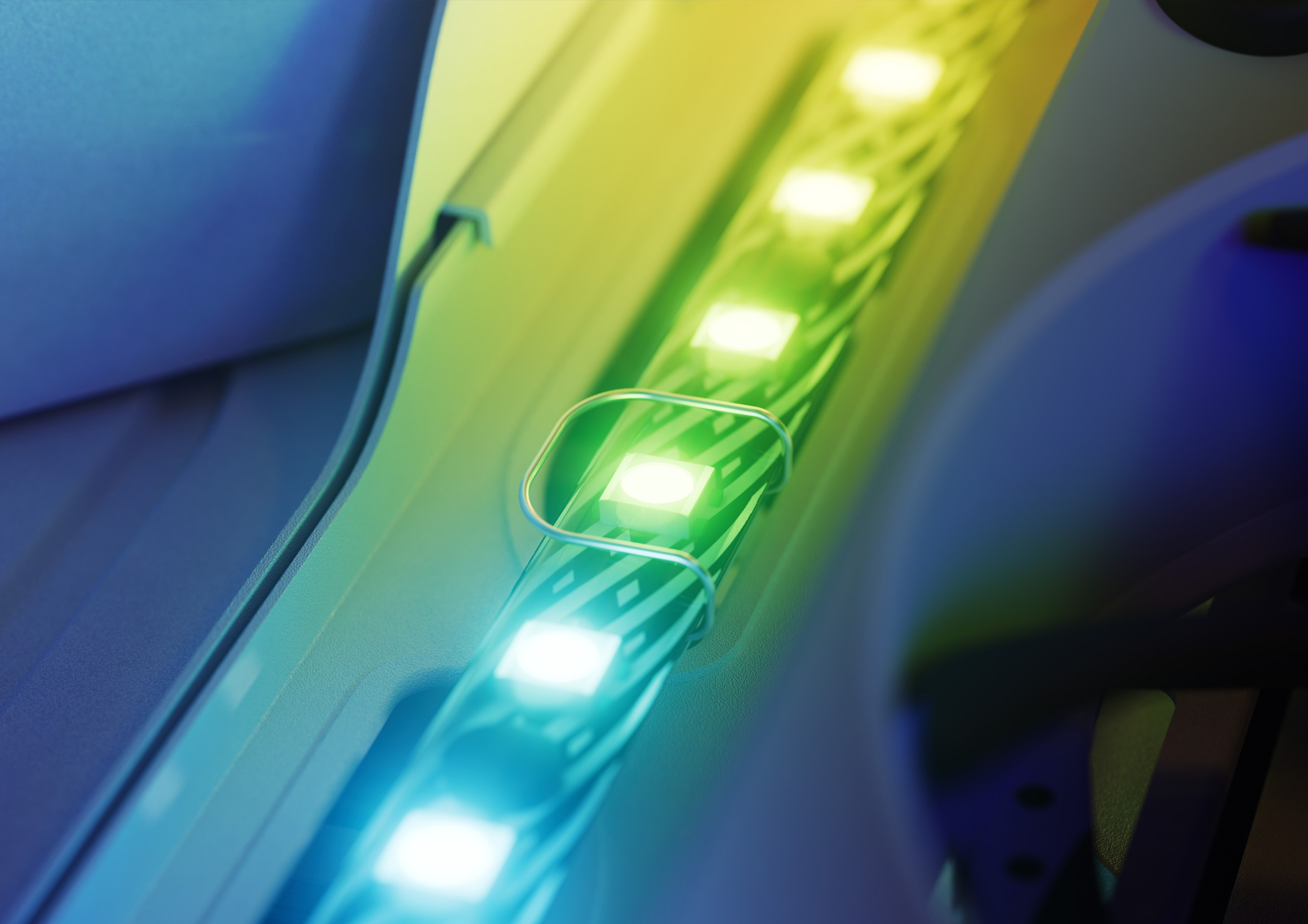 LS10 qRGB Light Strips Digital Immersion Lighting + NP50