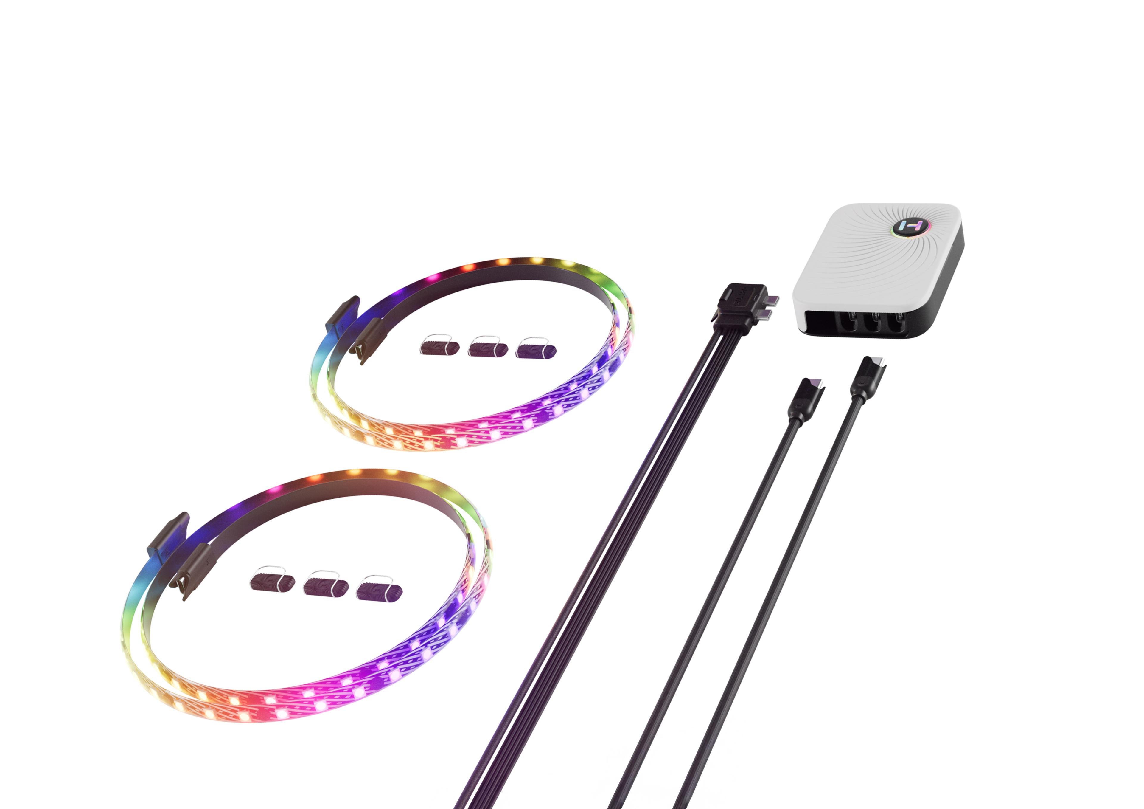 LS30 qRGB Light Strips Digital Immersion Lighting + NP50