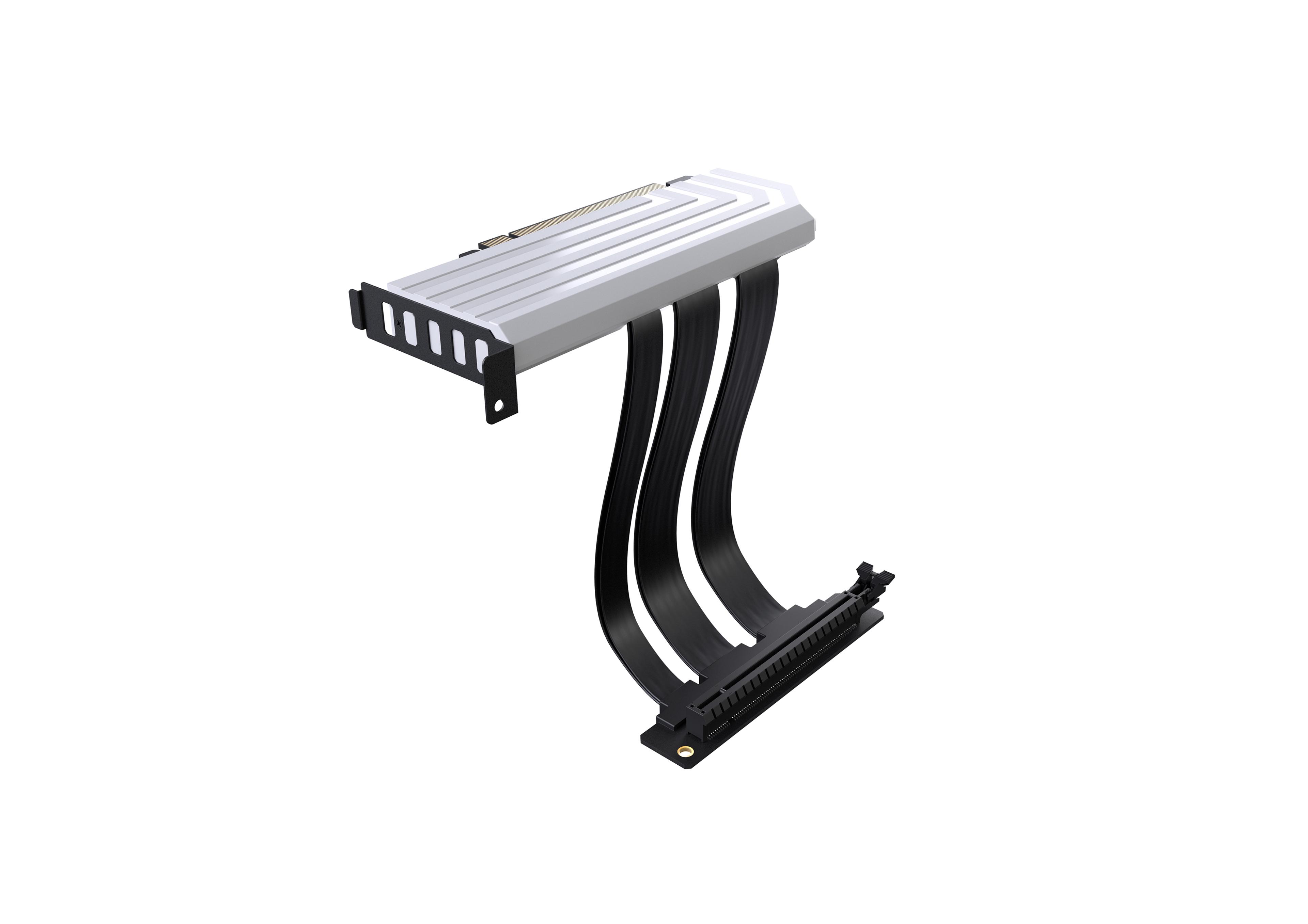 PCIE40 4.0 Luxury Riser Cable - White