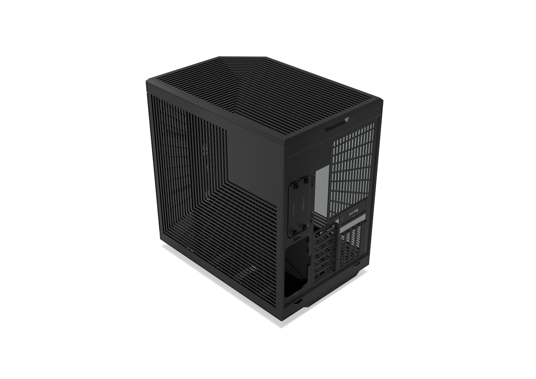 Y70 touch infinite - Our New PC Case with LCD Screen - Pitch Black | HYTE