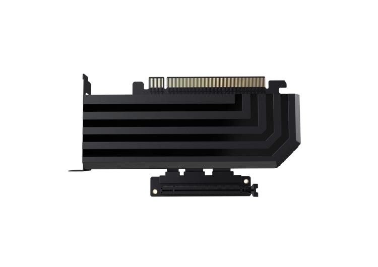 PCIE40 - Luxury PCIe 4.0 Riser Cable - Pitch Black | HYTE