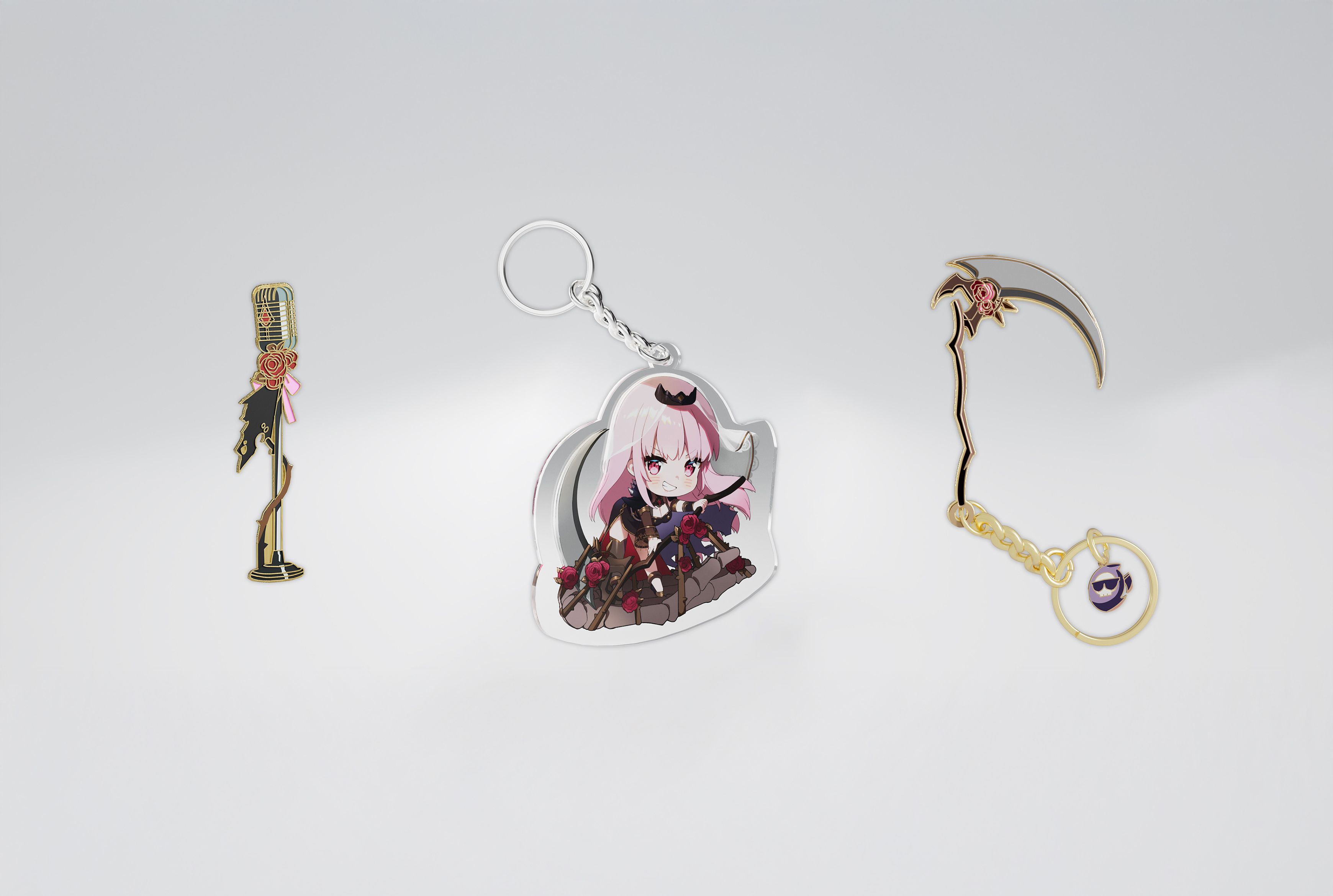 hololive Mori Calliope Y40 + Desk Pad + Gift Box Bundle | HYTE
