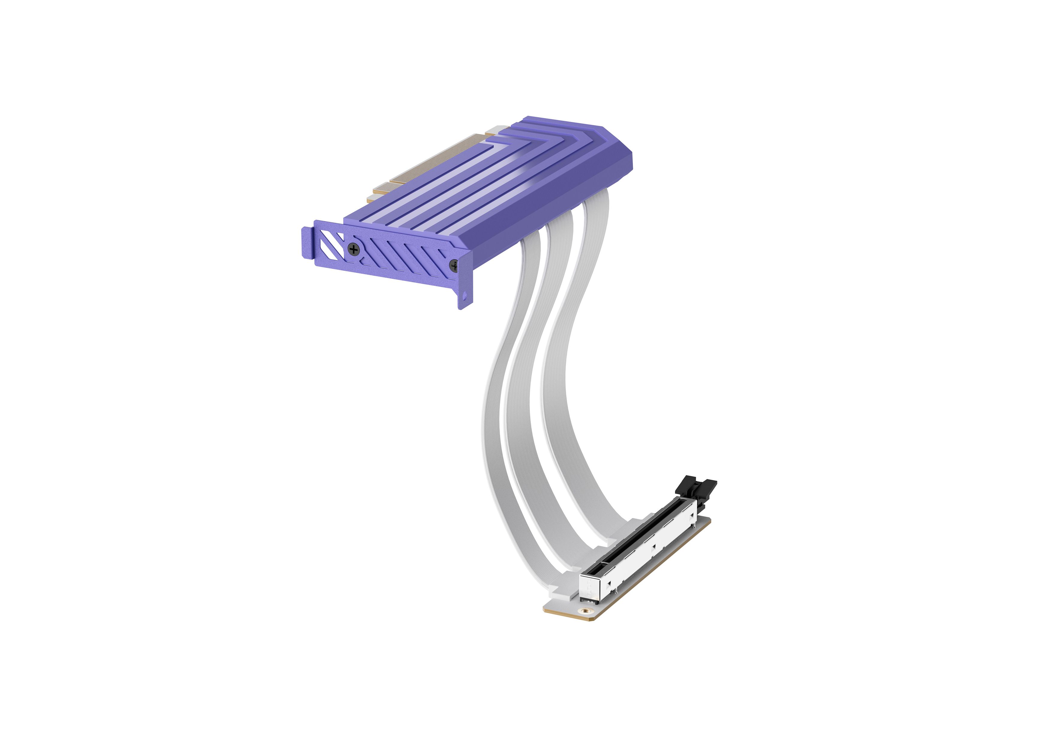 HYTE PCIE 5.0  White(ライザーケーブル） PCIe 5.0 Hyper Riser - Taro Milk | HYTE