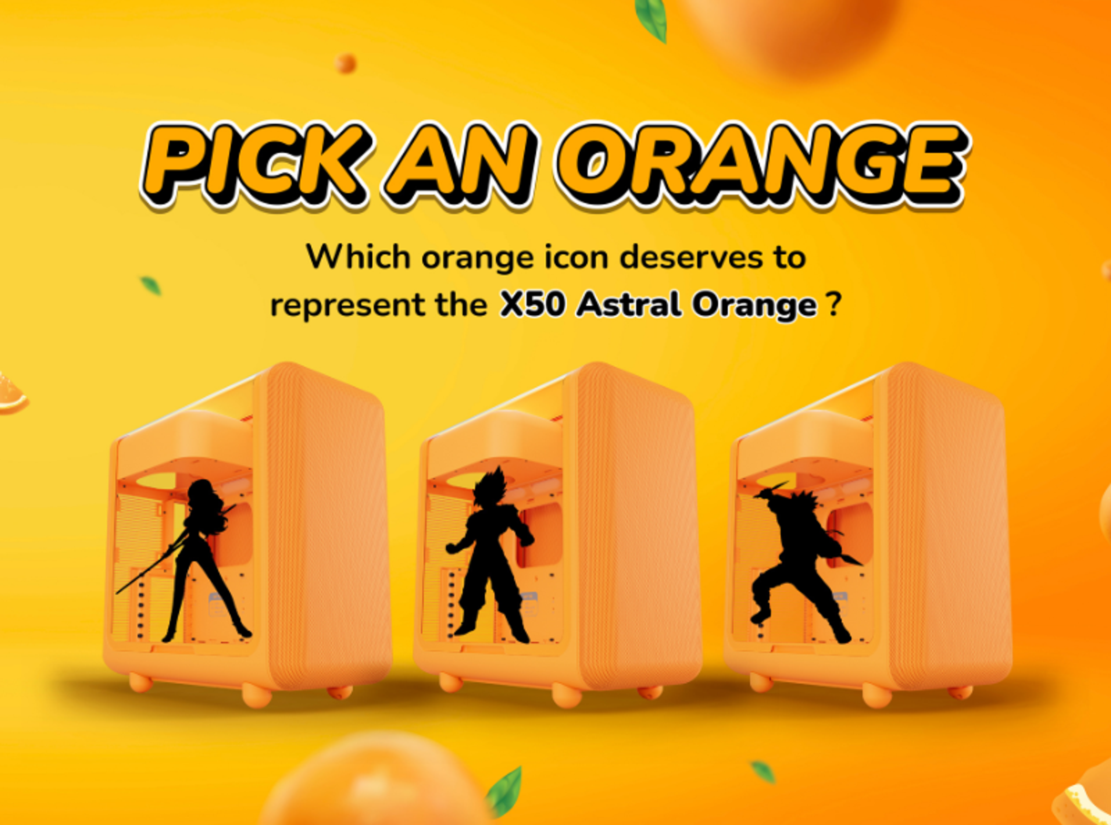 X50 Astral Orange Is Almost Here: Pick an Orange