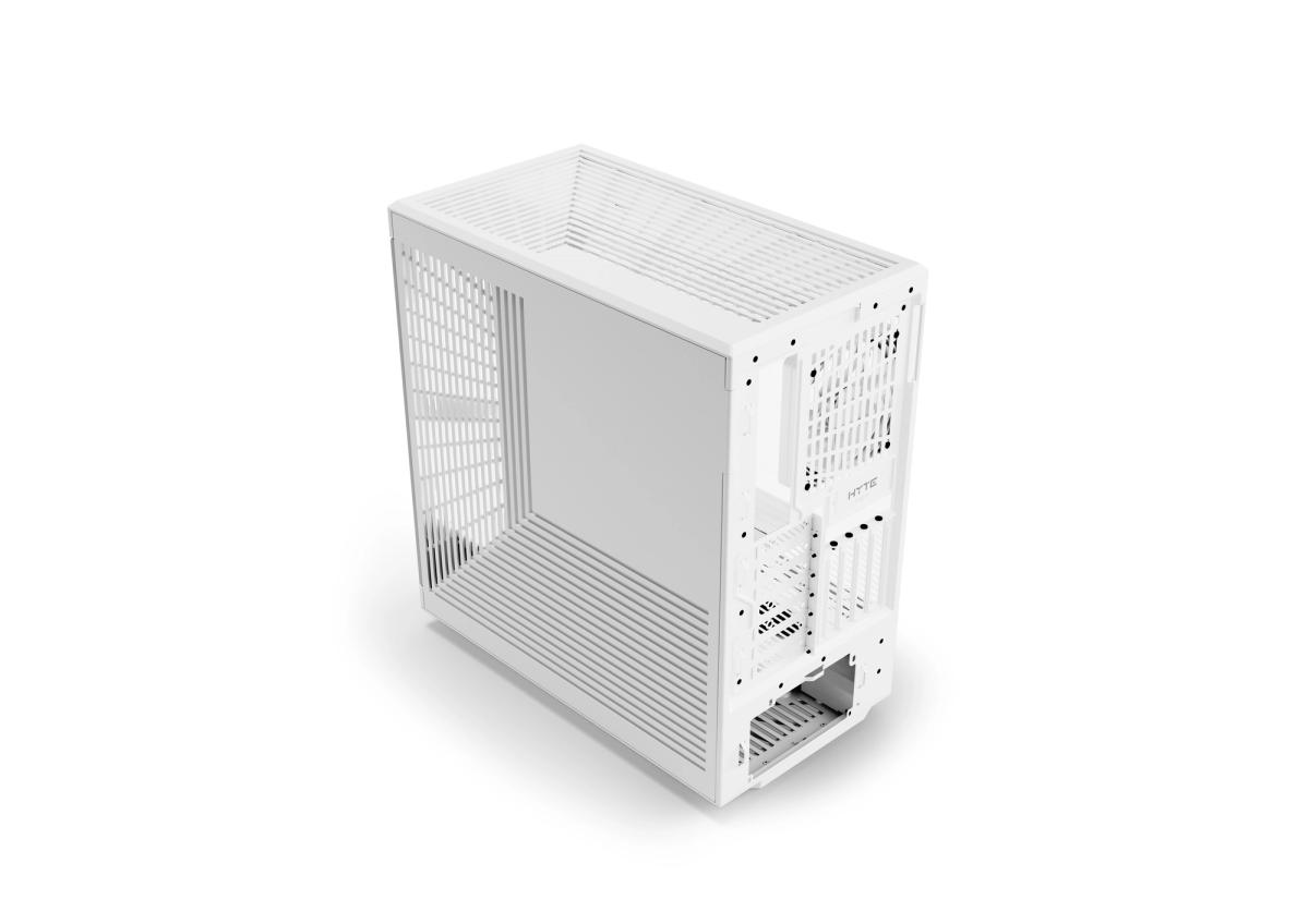 Y40 - ATX PC Cases with PCIe 4.0 Riser - Snow White | HYTE