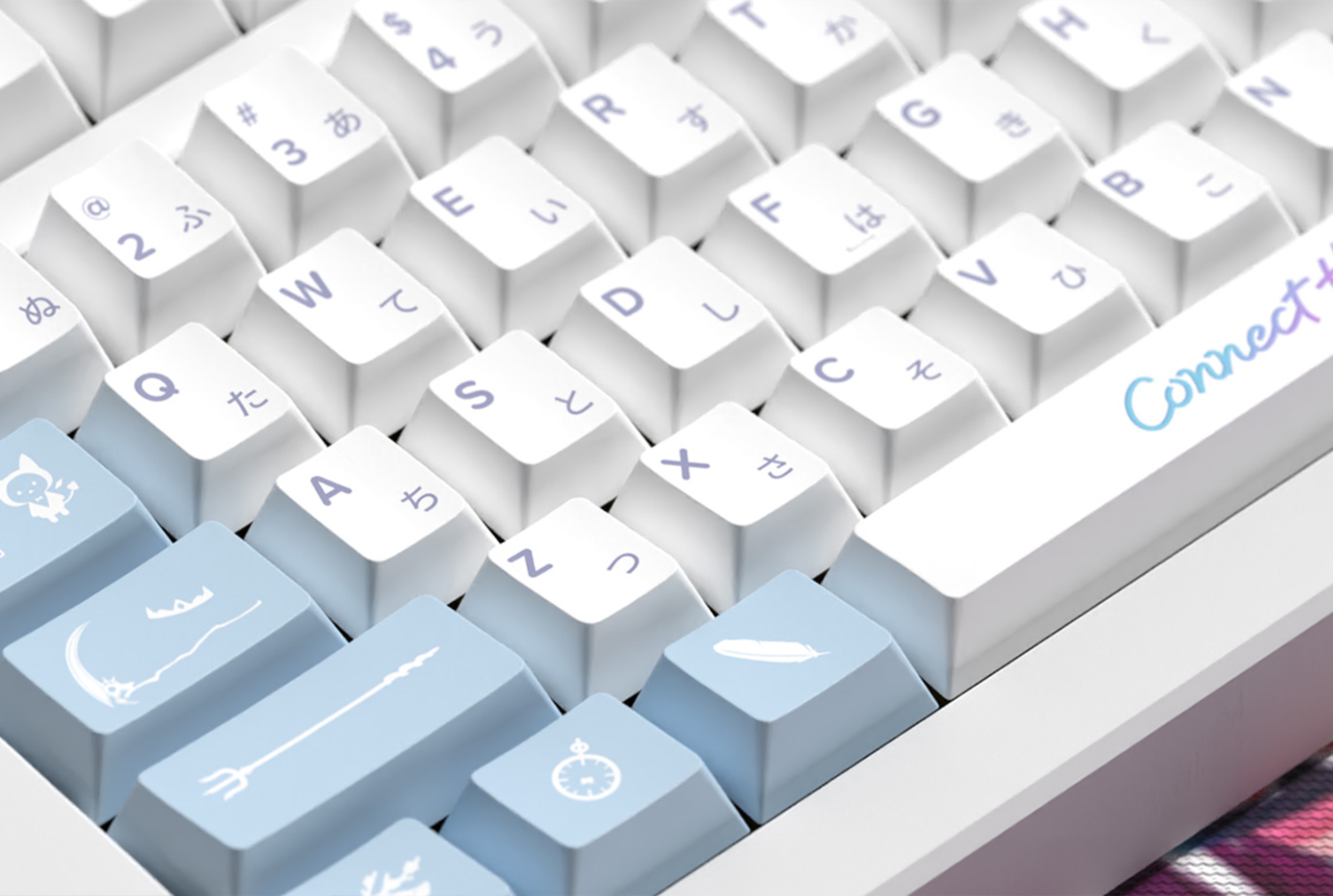 hololive English 1st Concert - Connect the World - Keycap Set and Desk Pad bundle