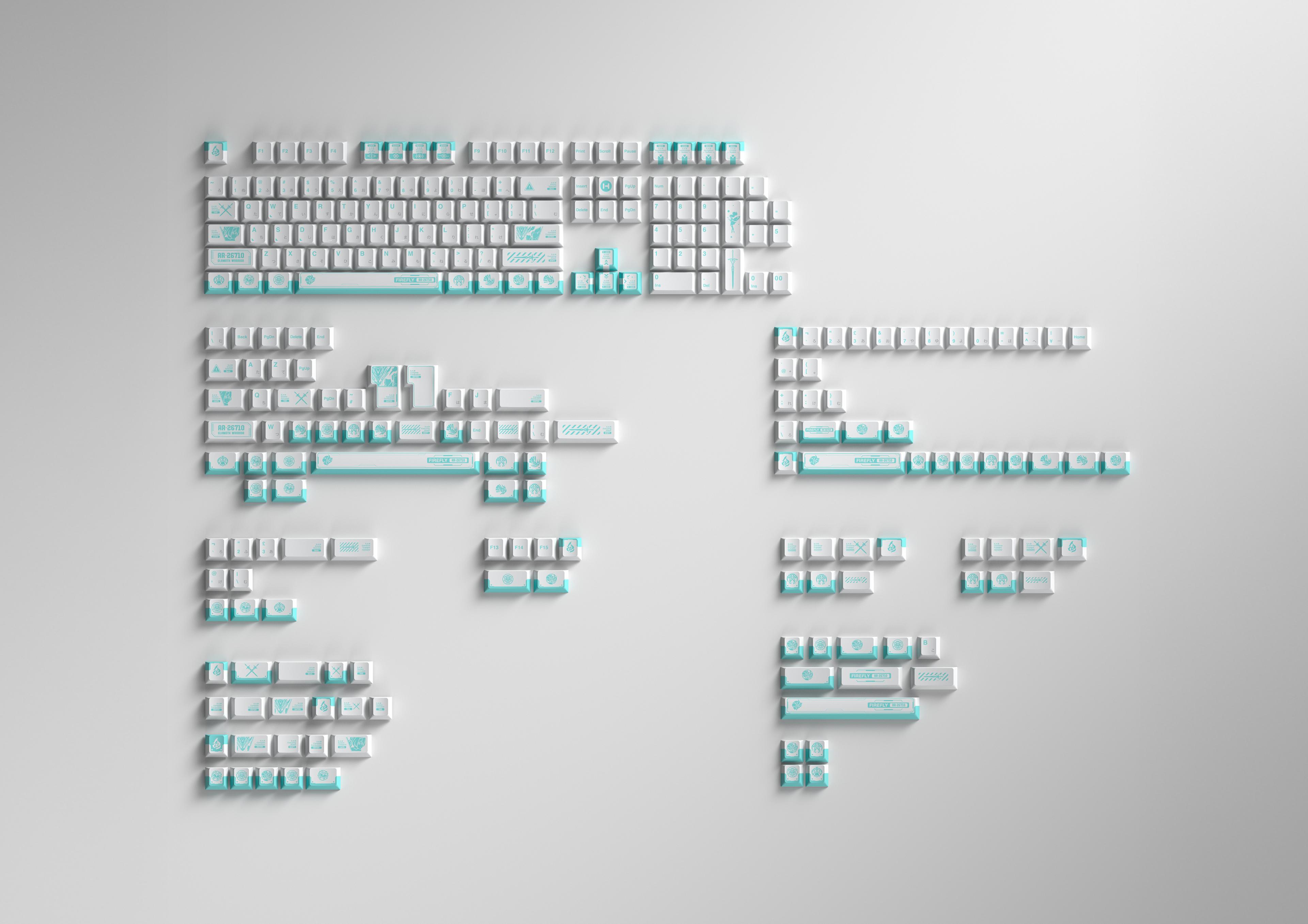 Official HYTE Firefly Keycap Set