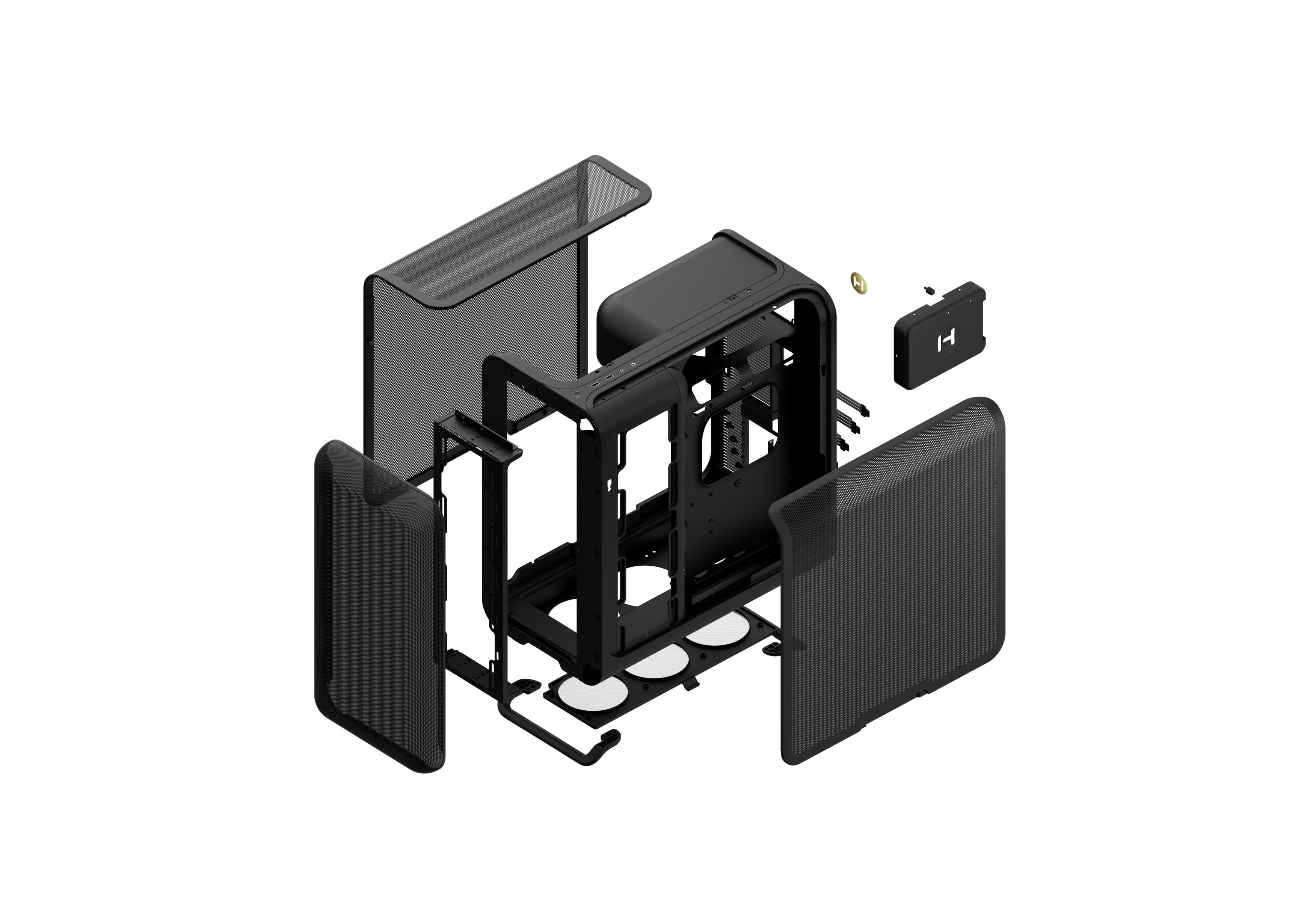 HYTE X50 Air - Pitch Black | HYTE