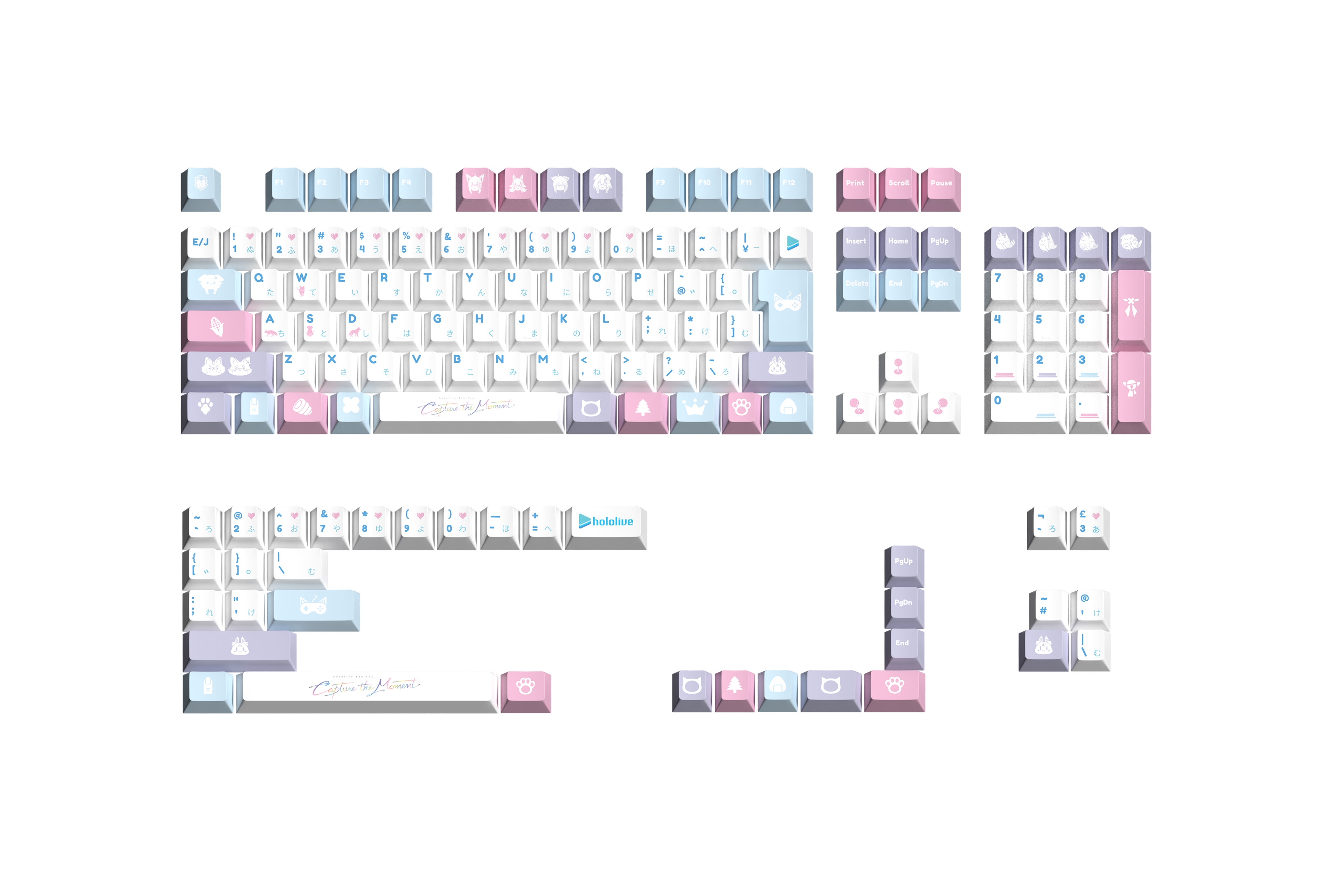 hololive Gamers Capture the Moment Keycaps