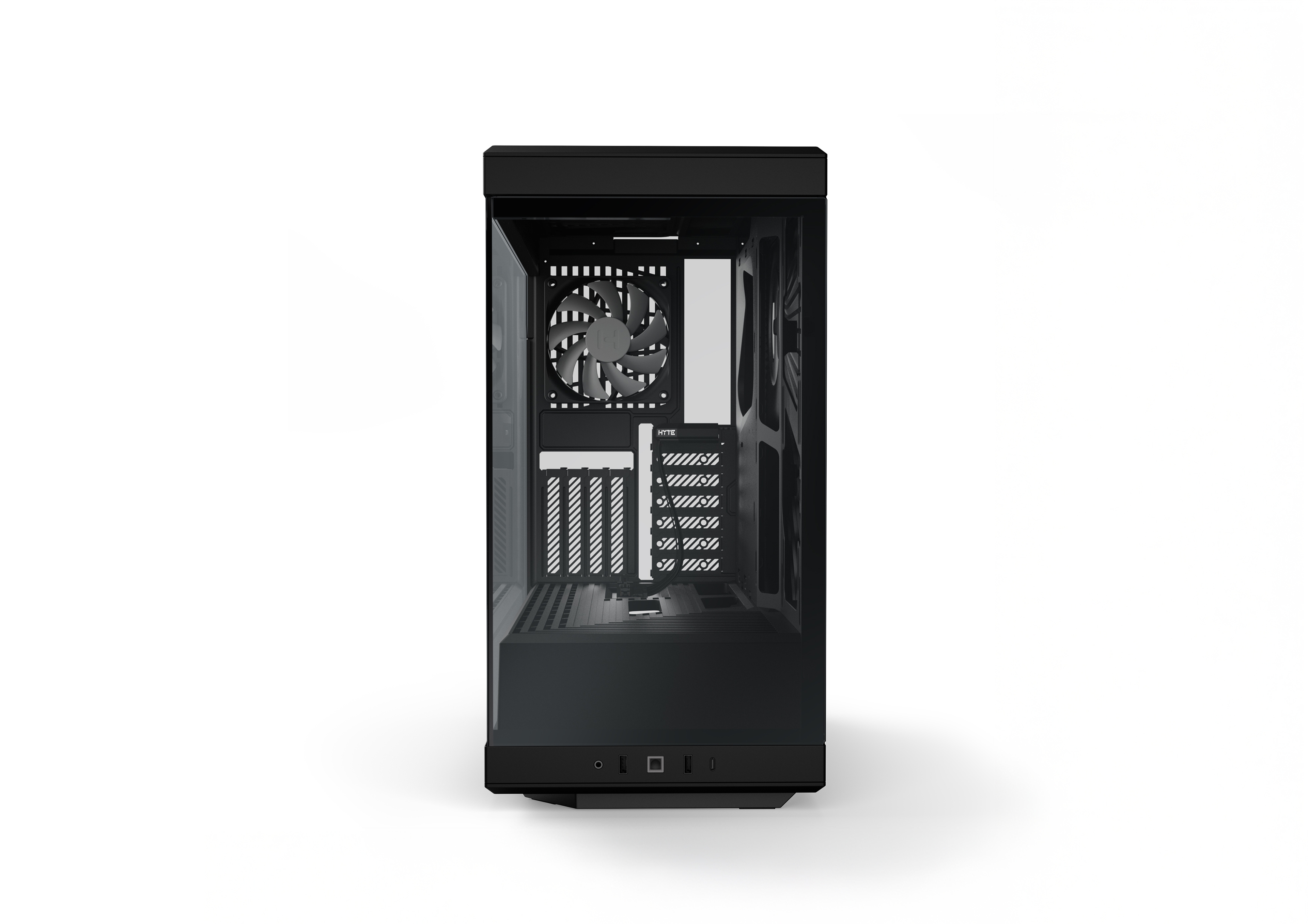 HYTE Y40 S-Tier Aesthetic ATX Case - Pitch Black