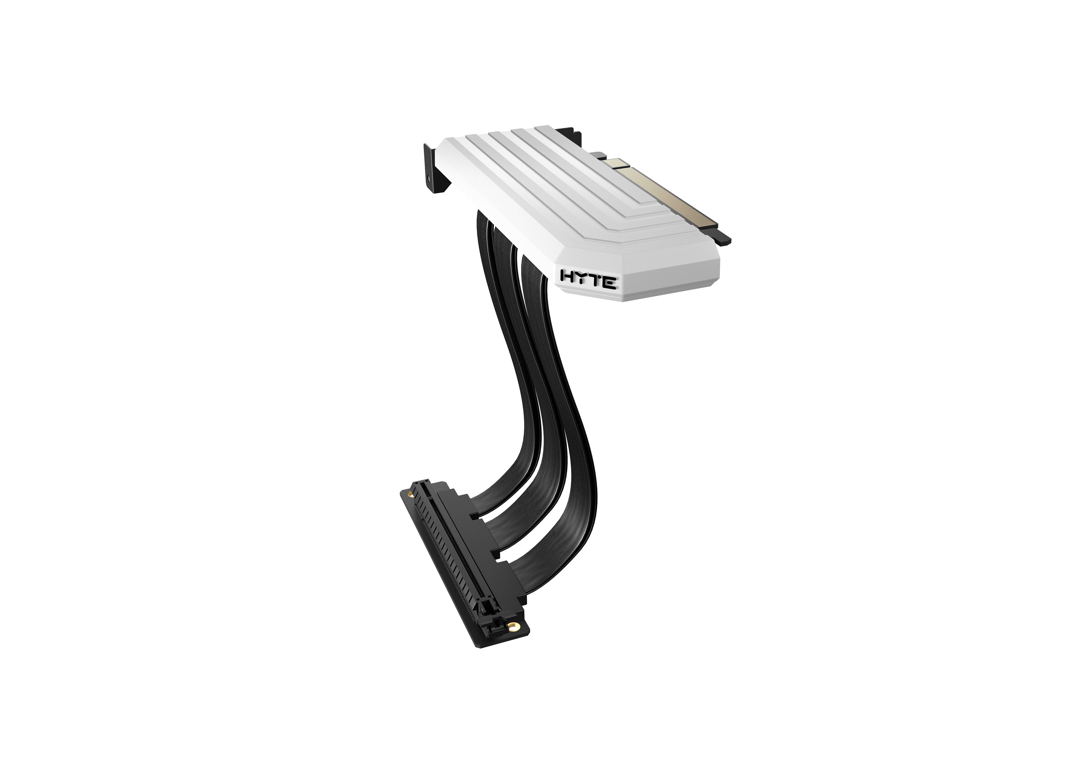 PCIE40 - Luxury PCIe 4.0 Riser Cable - White | HYTE