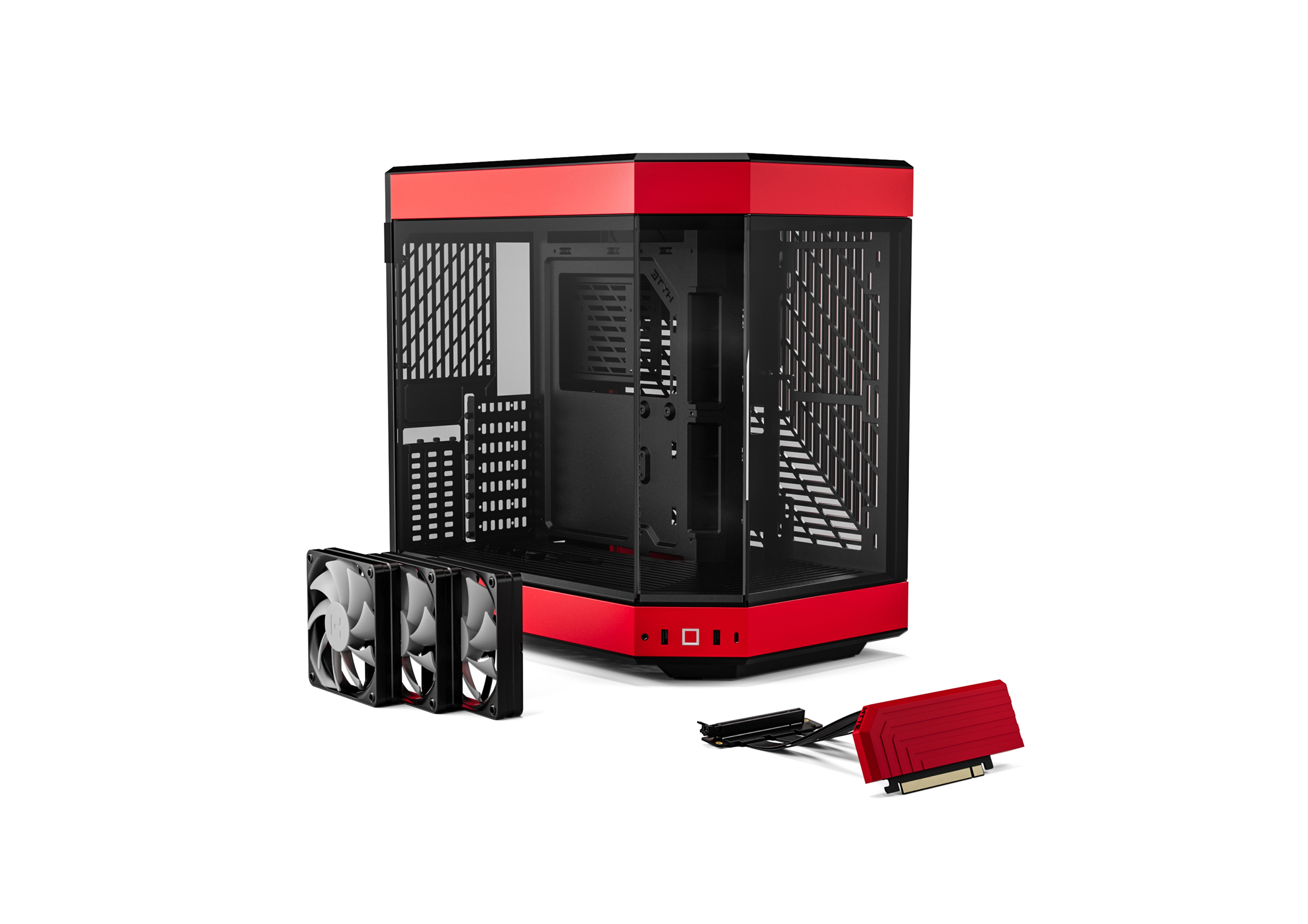 HYTE Y60 - Modern Aesthetic Case - Red