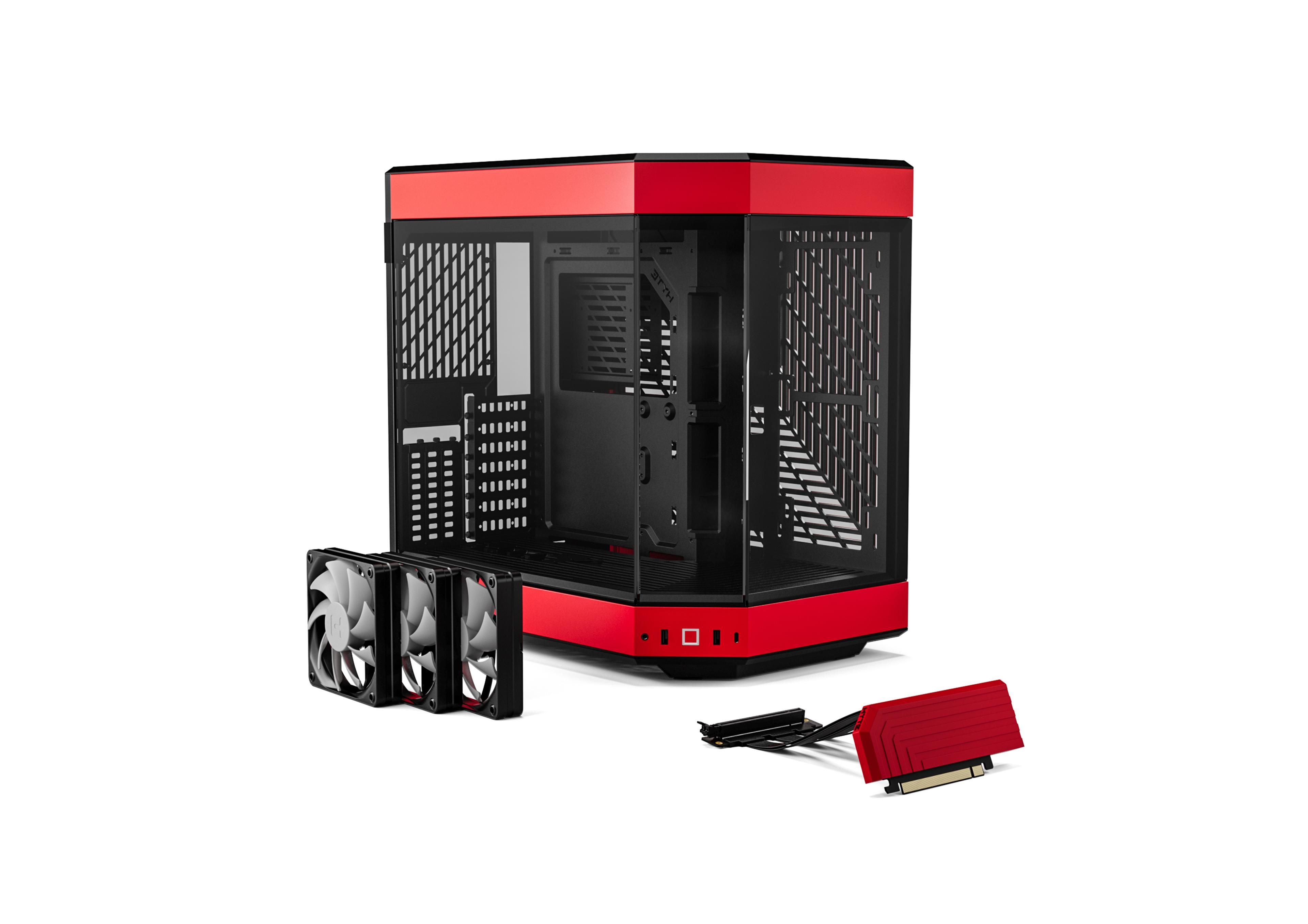 HYTE Y60 - Modern Aesthetic Case - Red