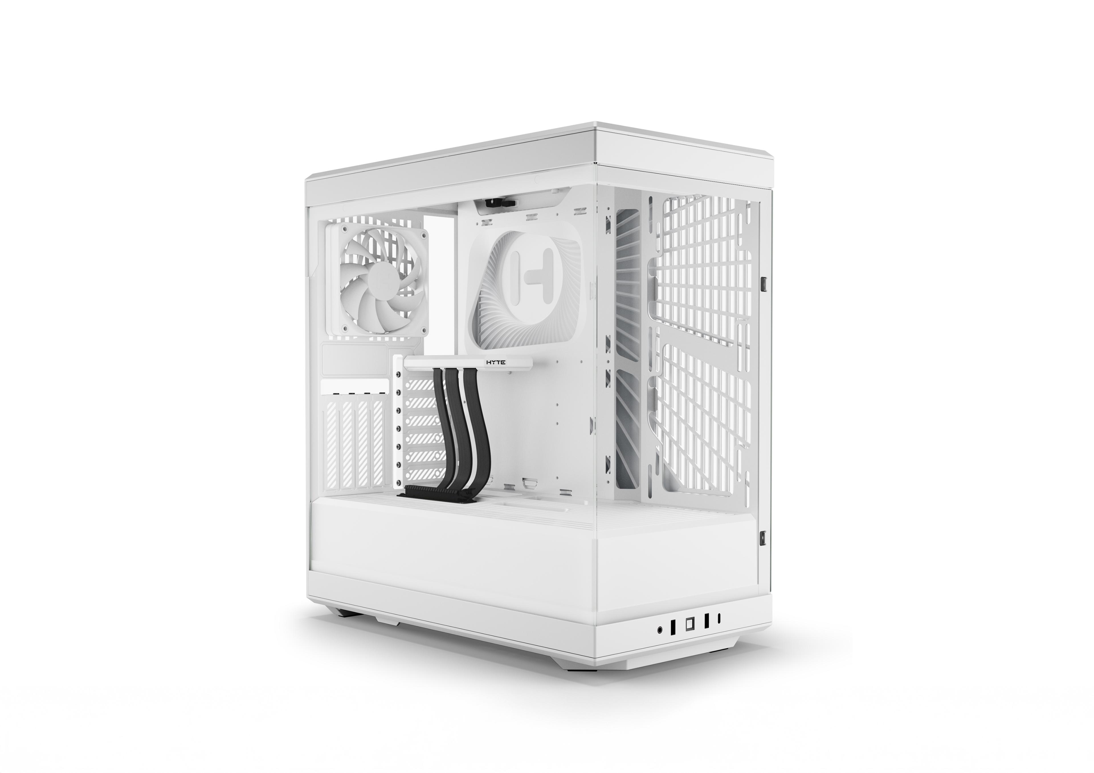 HYTE Y40 S-Tier Aesthetic ATX Case - Snow White