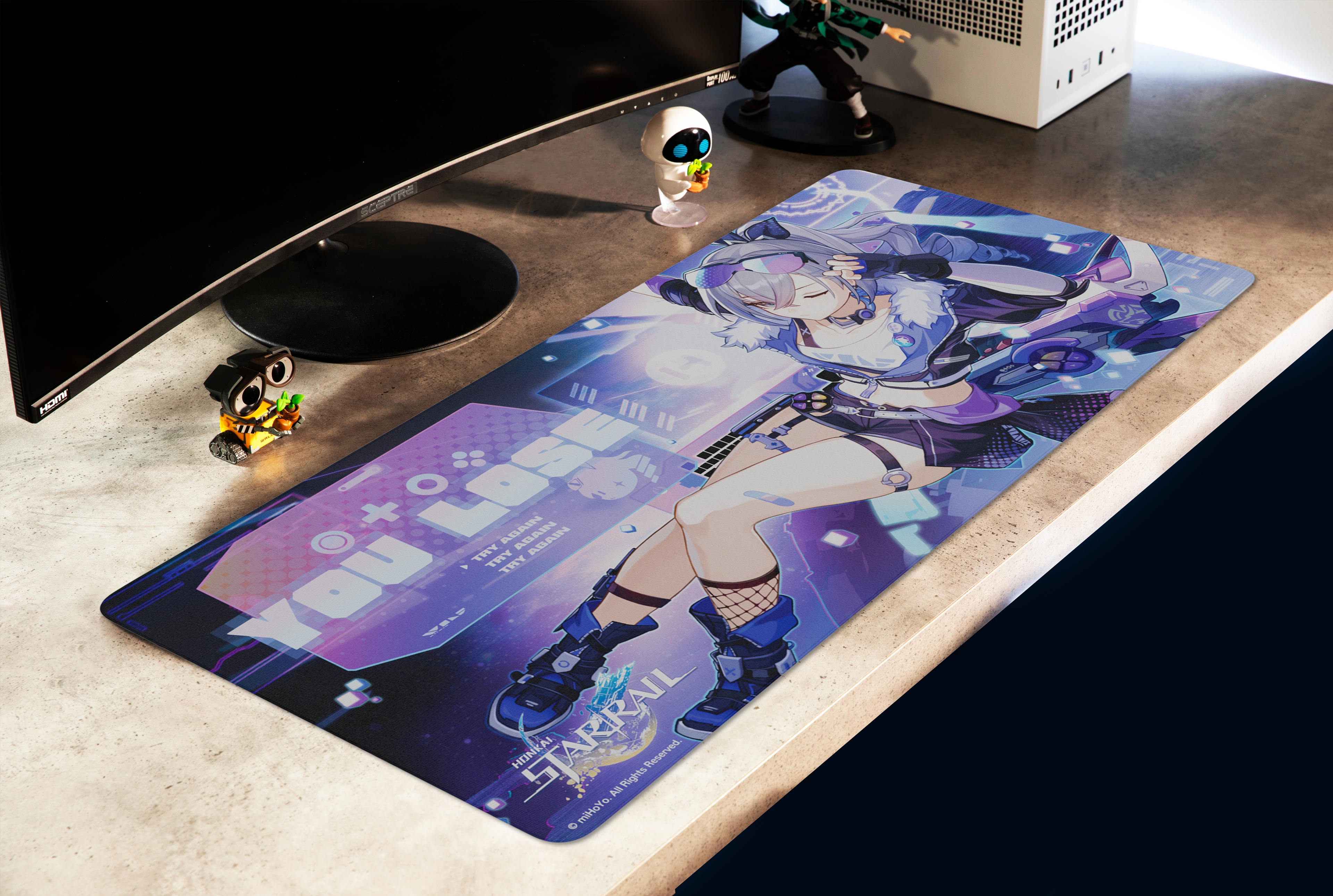 Official Silver Wolf Keycap Set and Desk Pad Bundle