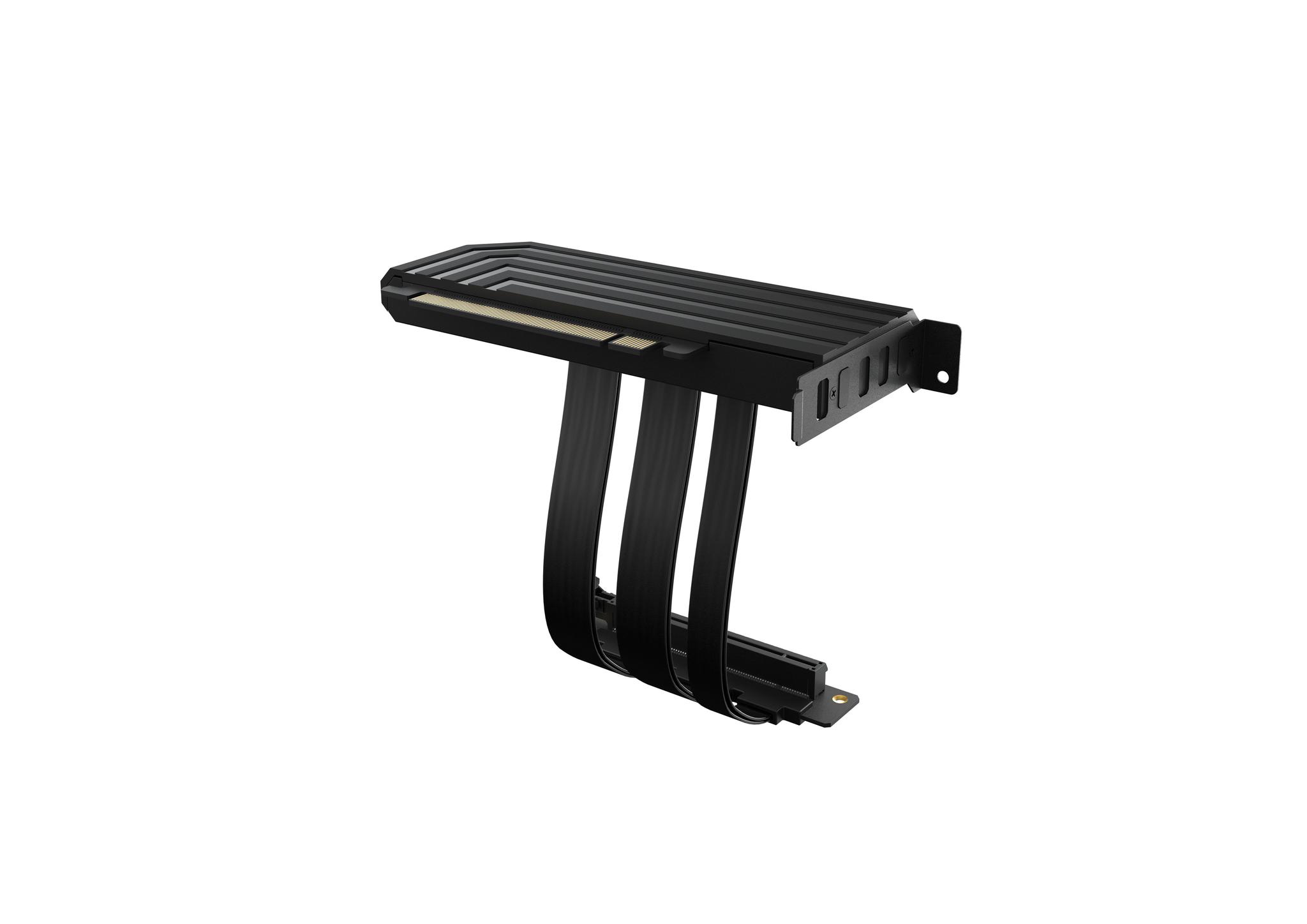 PCIE40 - Luxury PCIe 4.0 Riser Cable - Pitch Black | HYTE