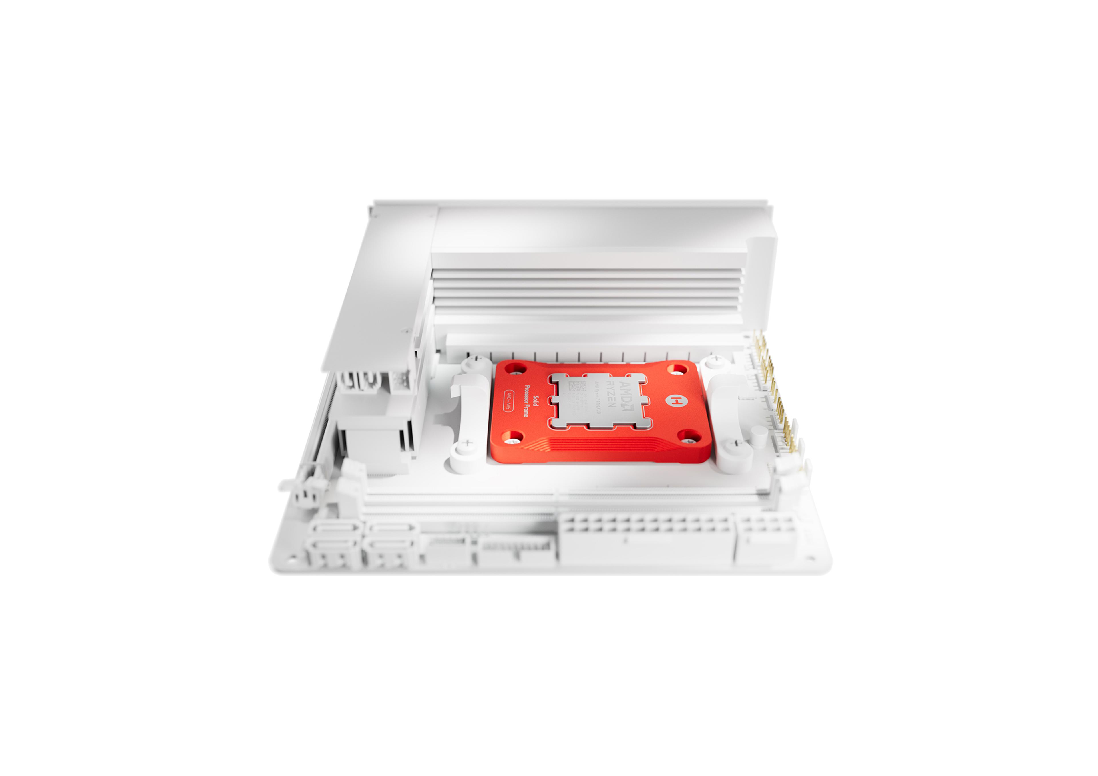 Solid Processor Frame - AM5 - Red