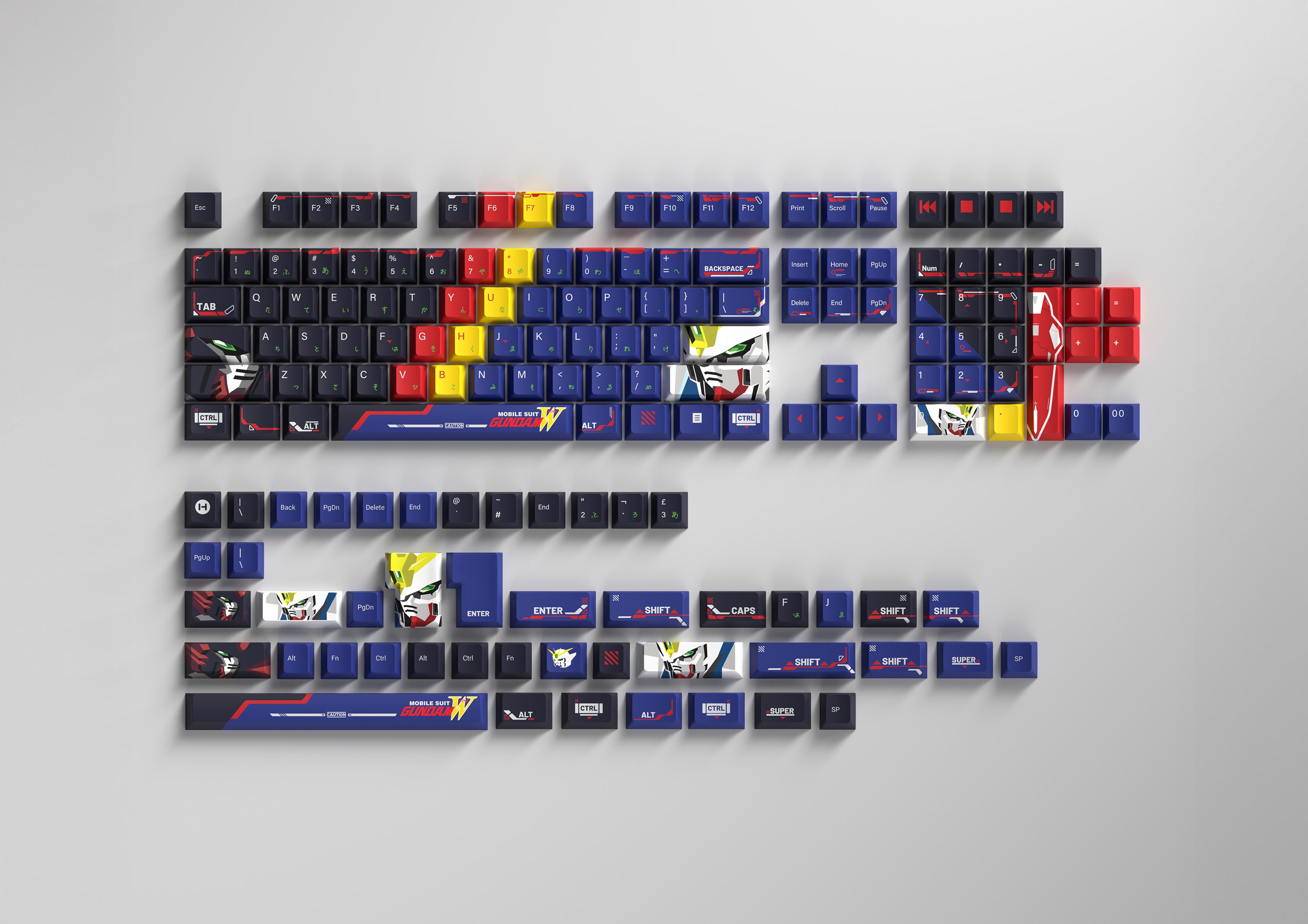 HYTE x Gundam Wing Keycap Set