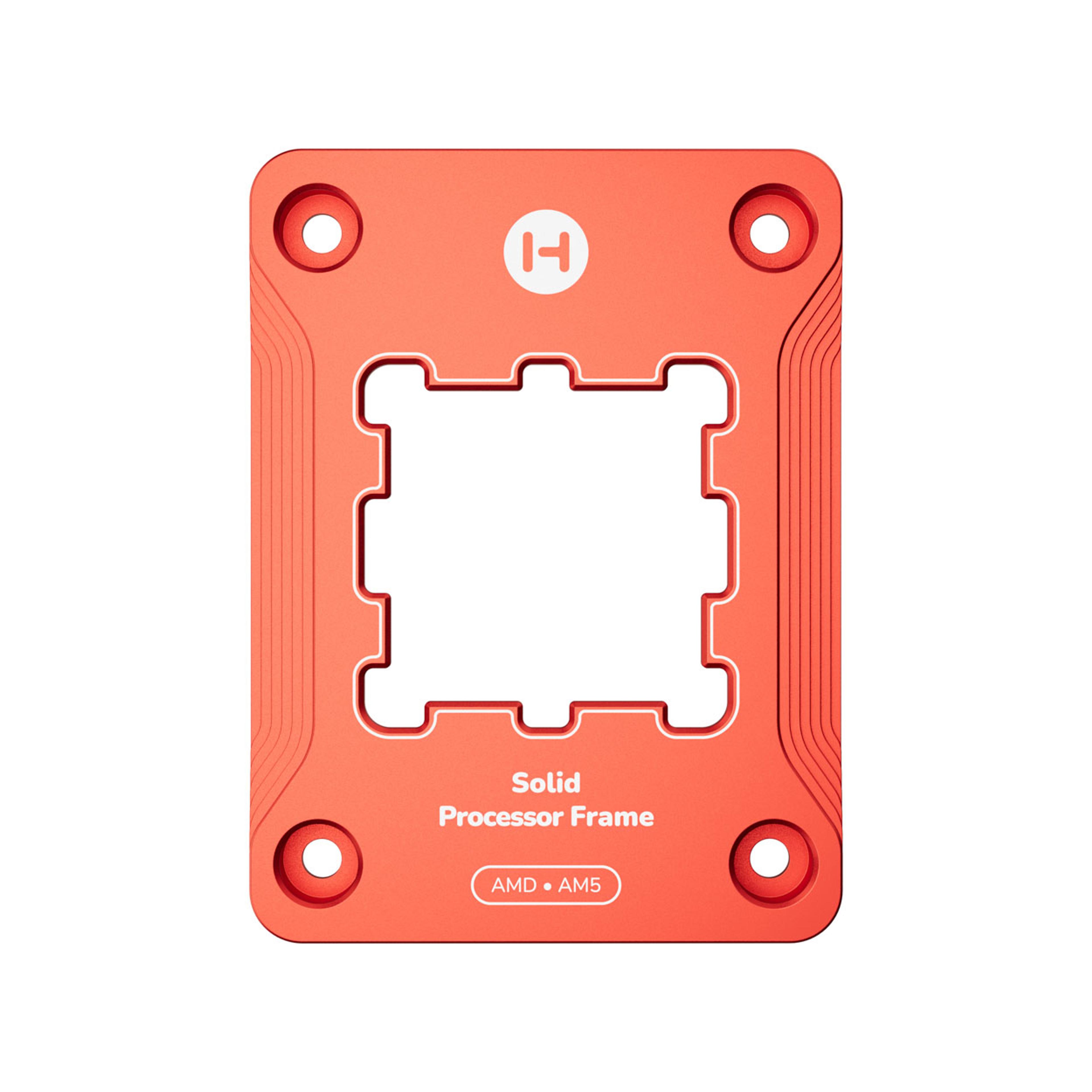 Solid Processor Frame - AM5 - Red