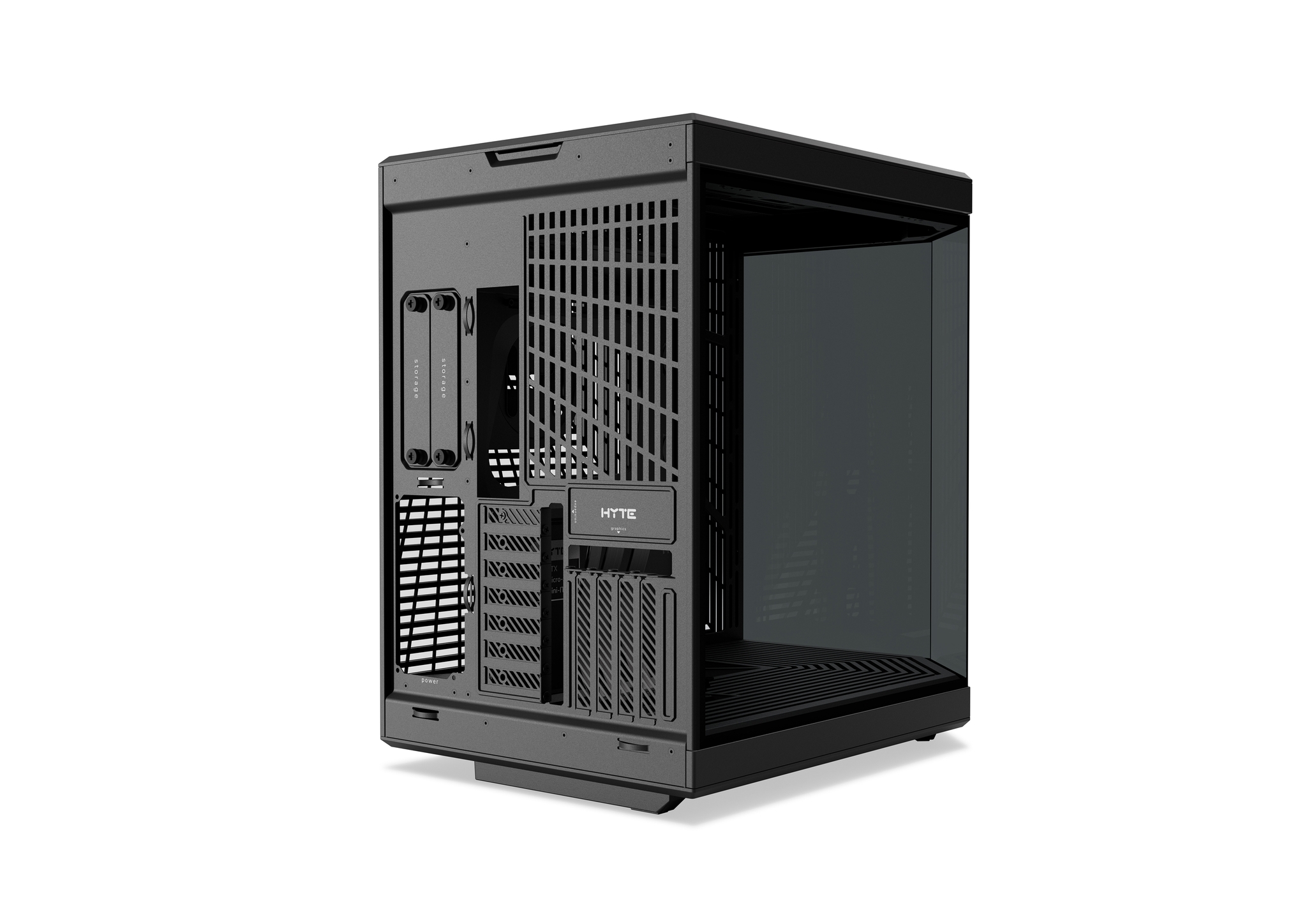 Y70 - Our New ATX PC Case - Pitch Black | HYTE