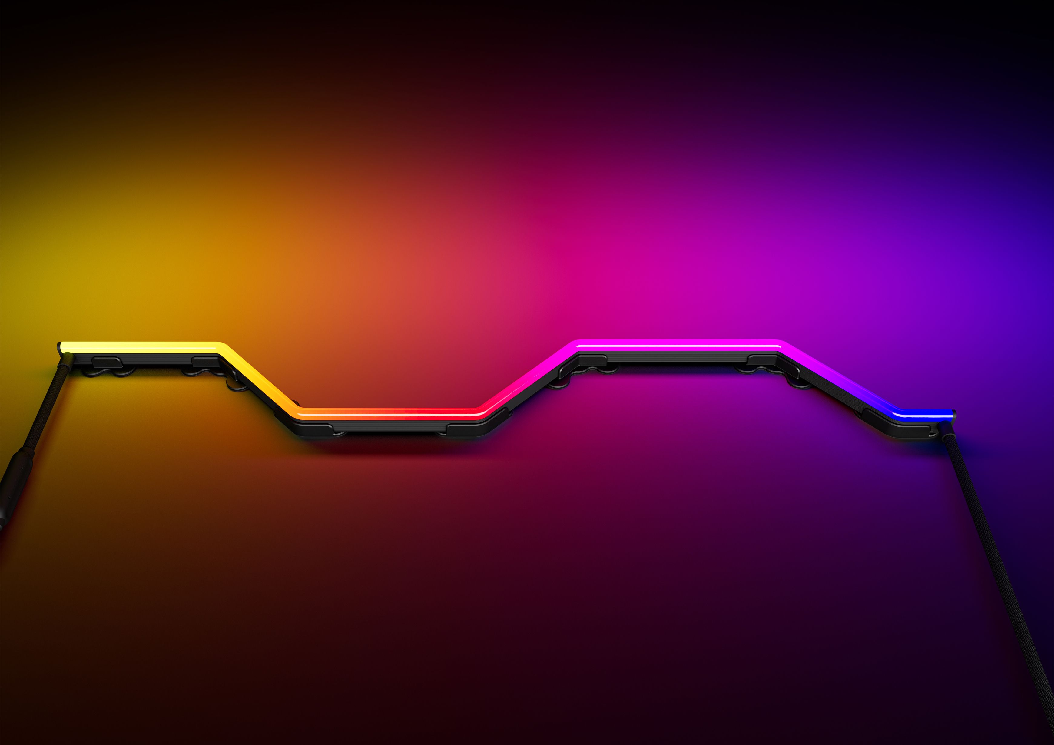 Noodle - RGB Digital Lighting - Black | HYTE