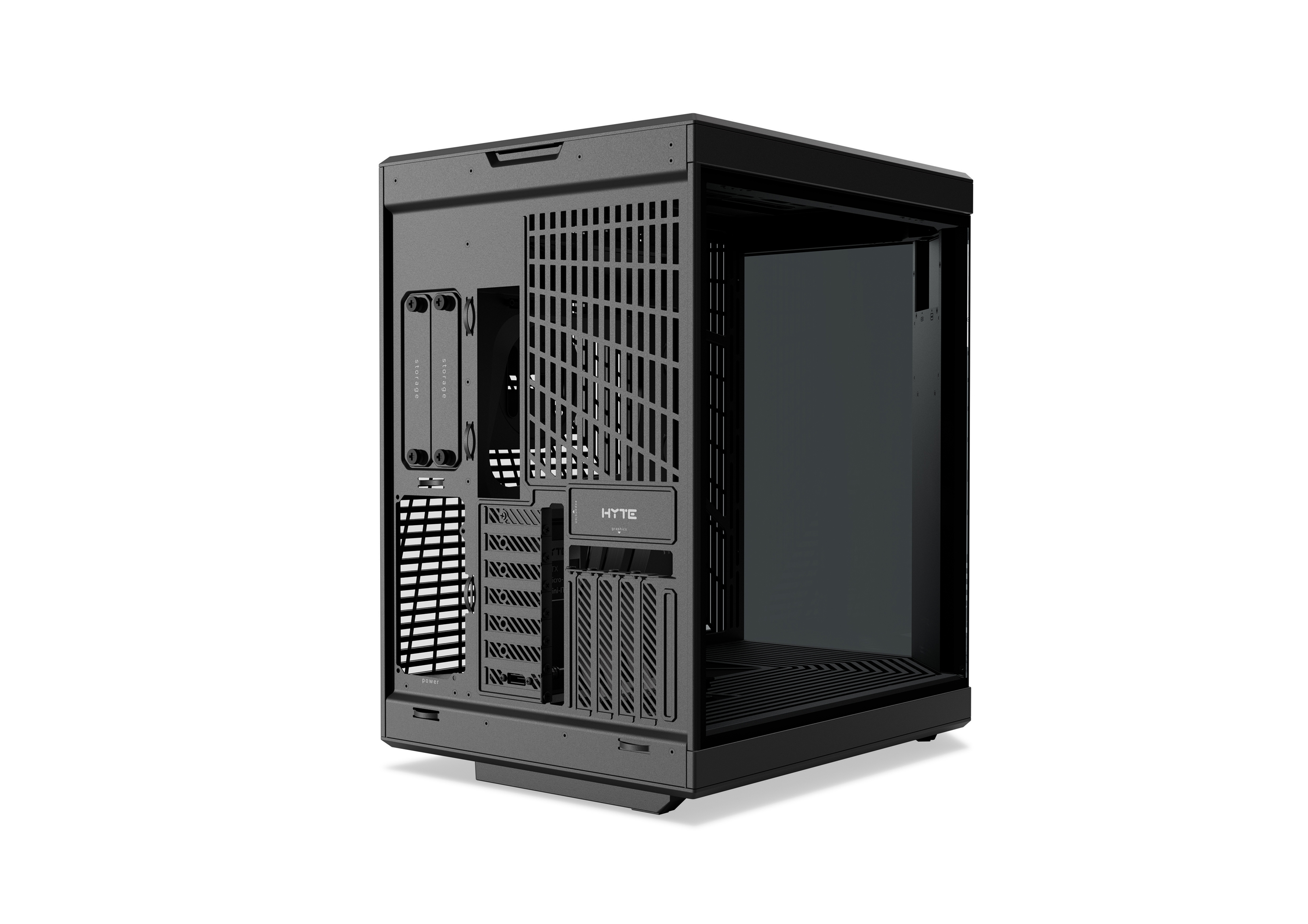 HYTE Y70 touch infinite - Modern Aesthetic Case - Pitch Black