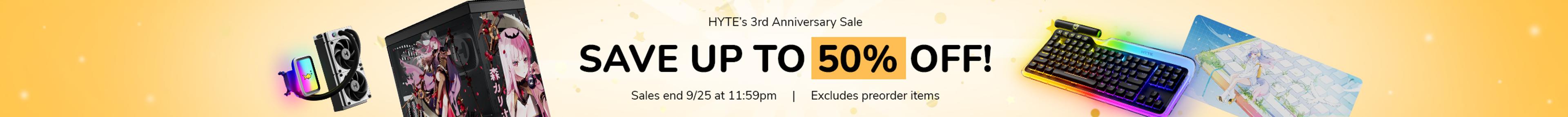 HYTE Anniversary Sale 