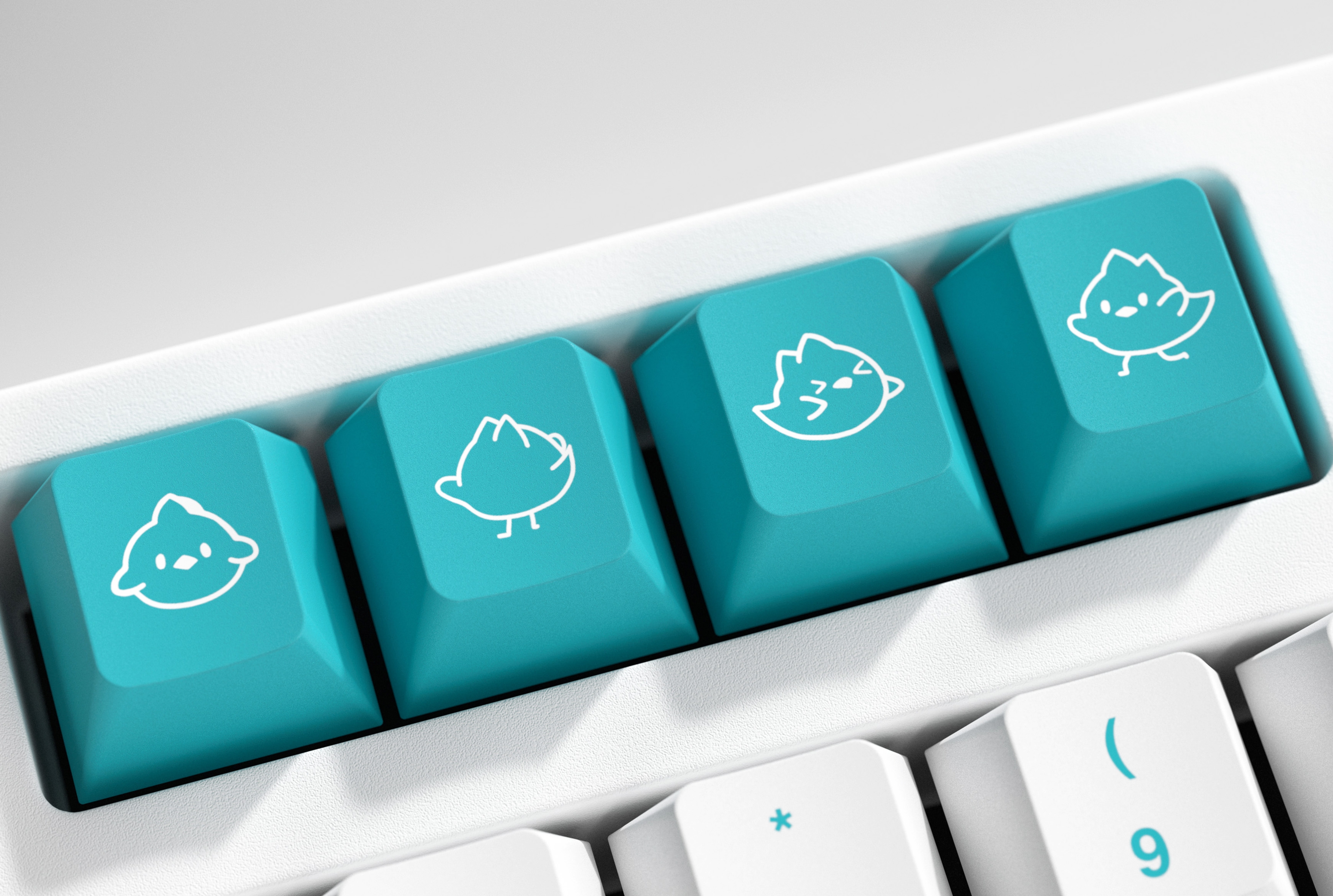 Dokibird Keycap Set