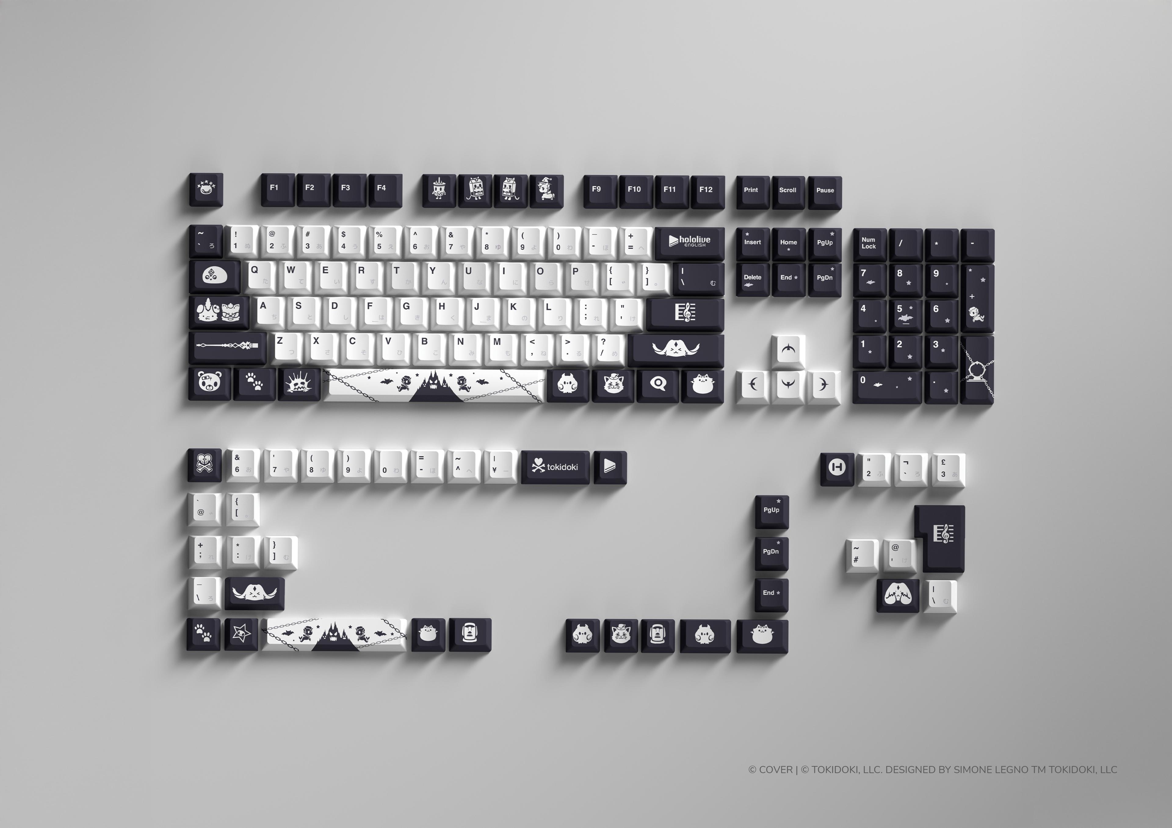 HYTE x tokidoki x hololive Advent Keycap Bundle