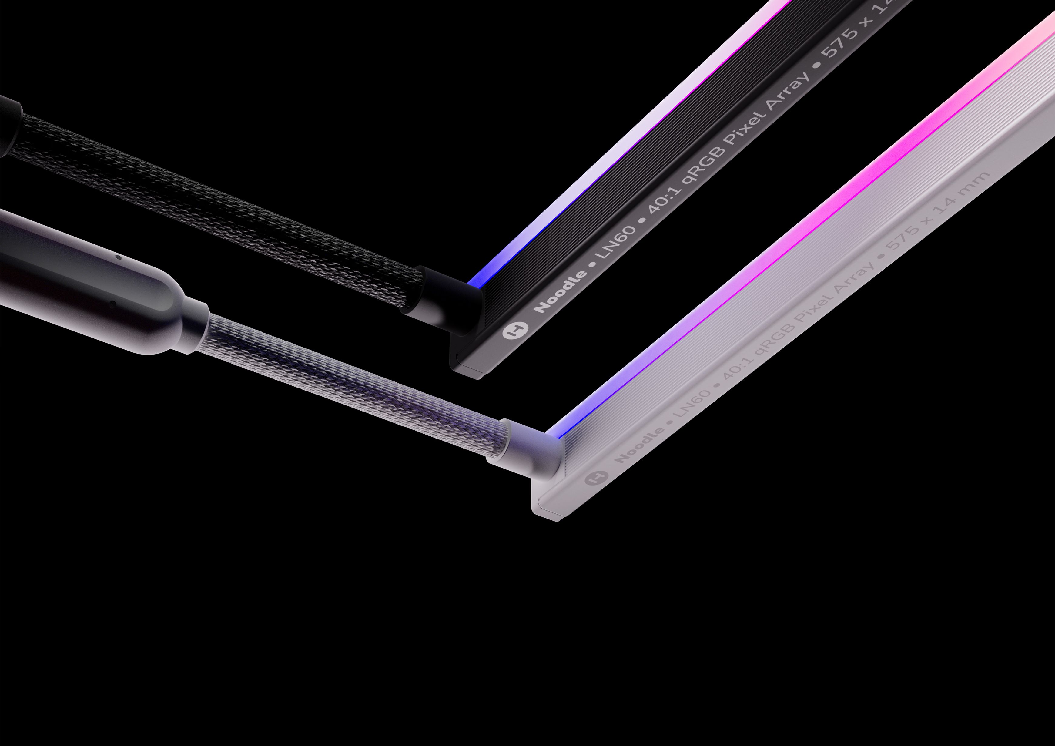 Noodle - RGB Digital Lighting - Black | HYTE