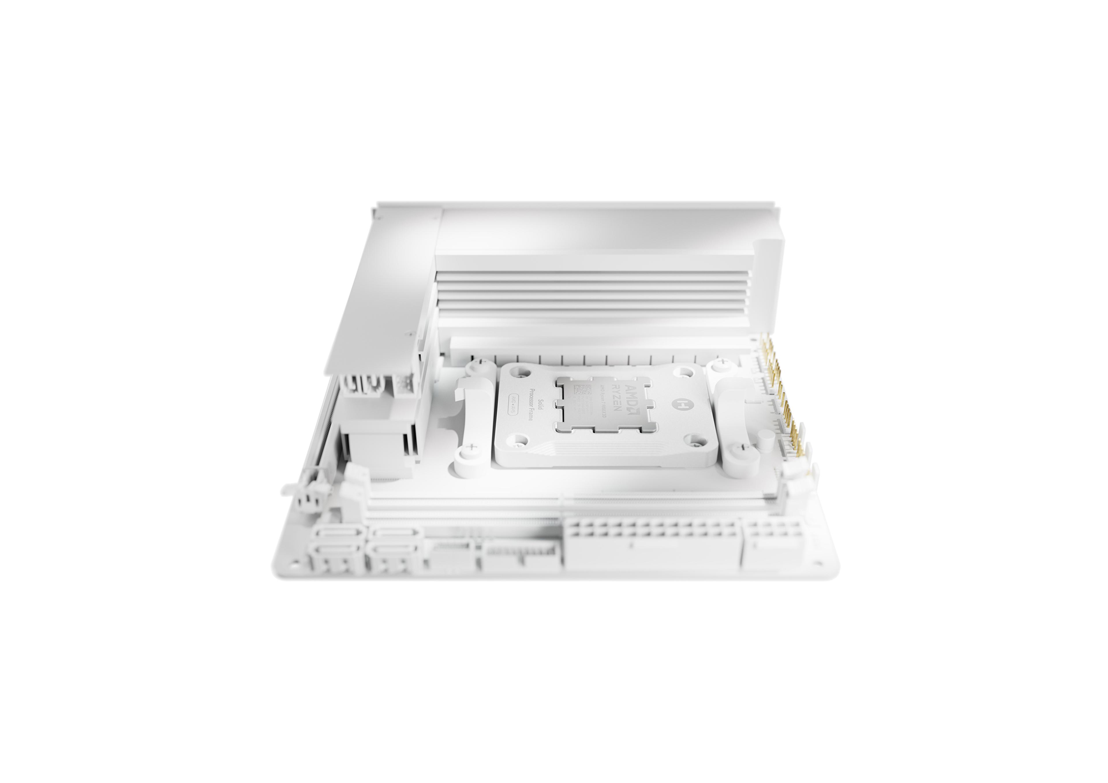 Solid Processor Frame - AM5 - Snow White