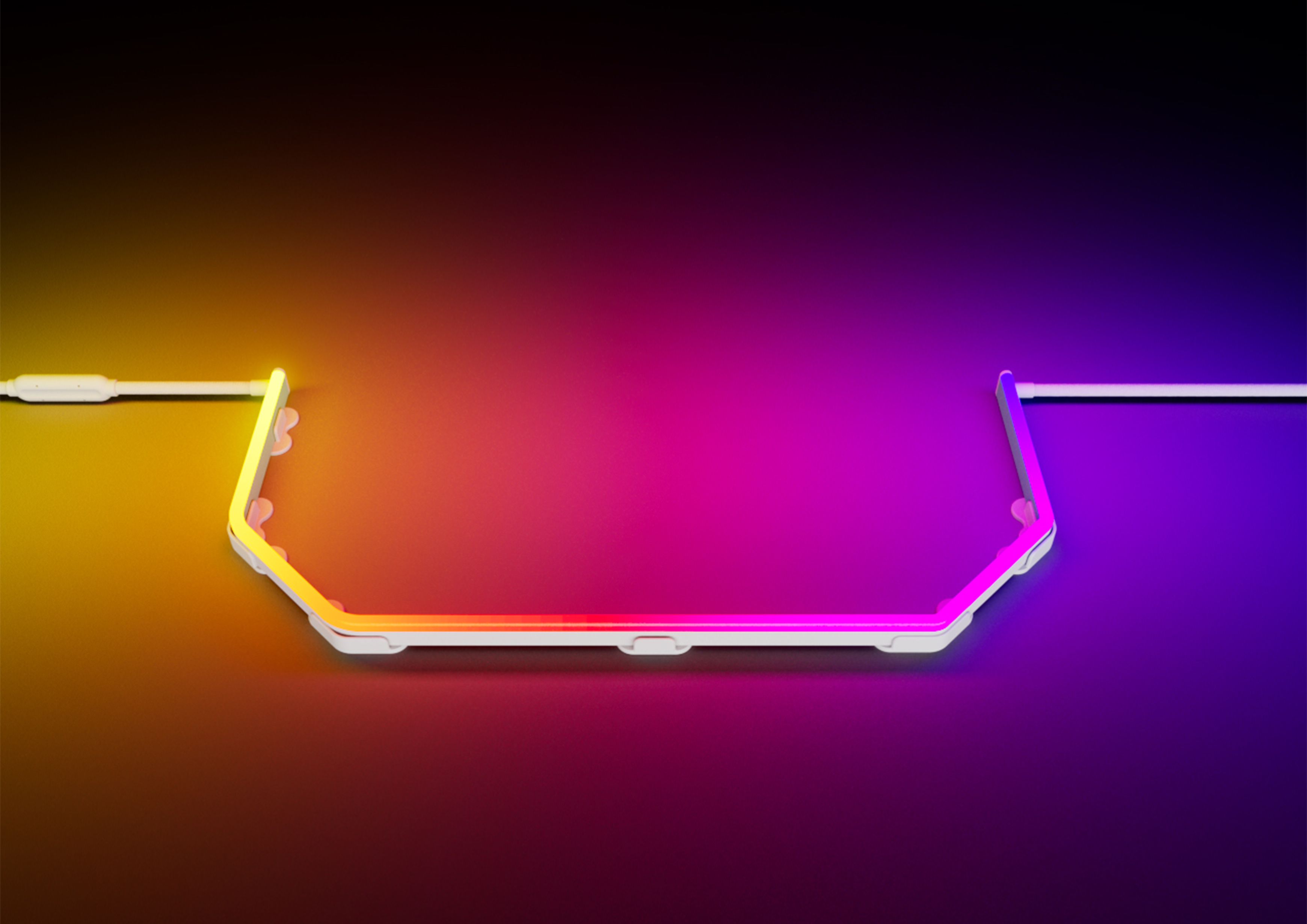その他 Lany Noodle - RGB Digital Lighting - White | HYTE