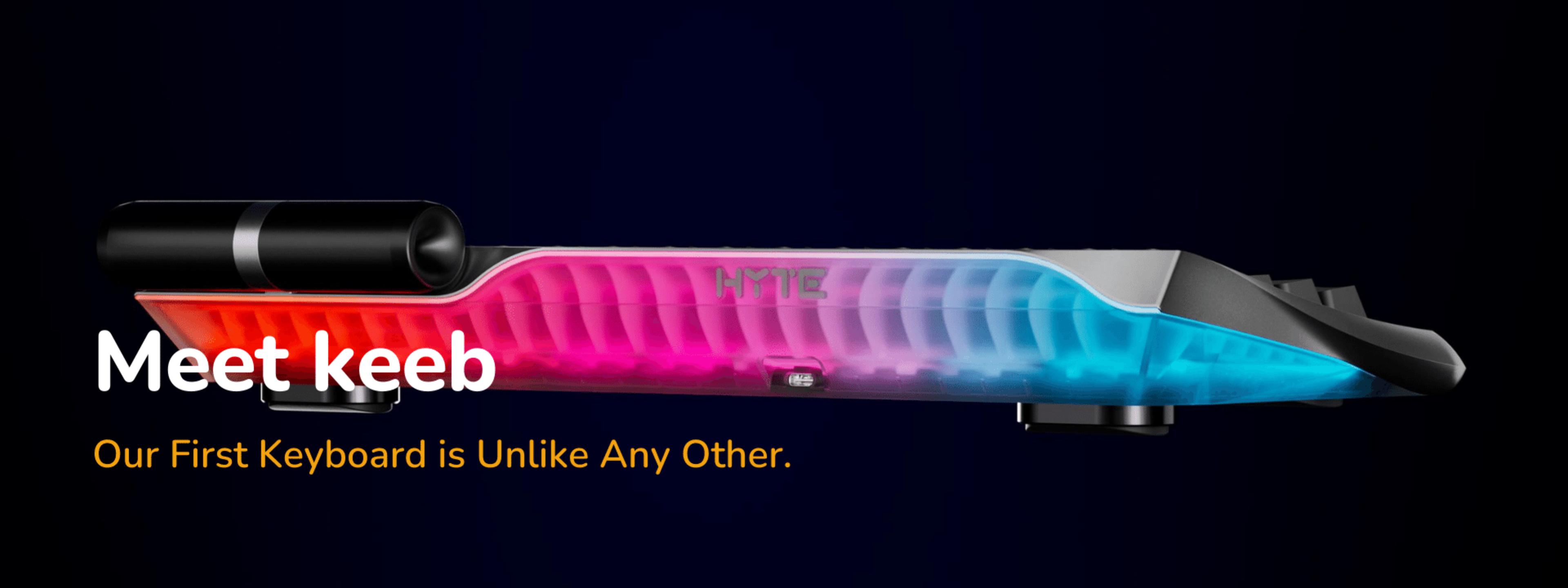 Meet keeb: Our First Keyboard is Unlike Any Other.