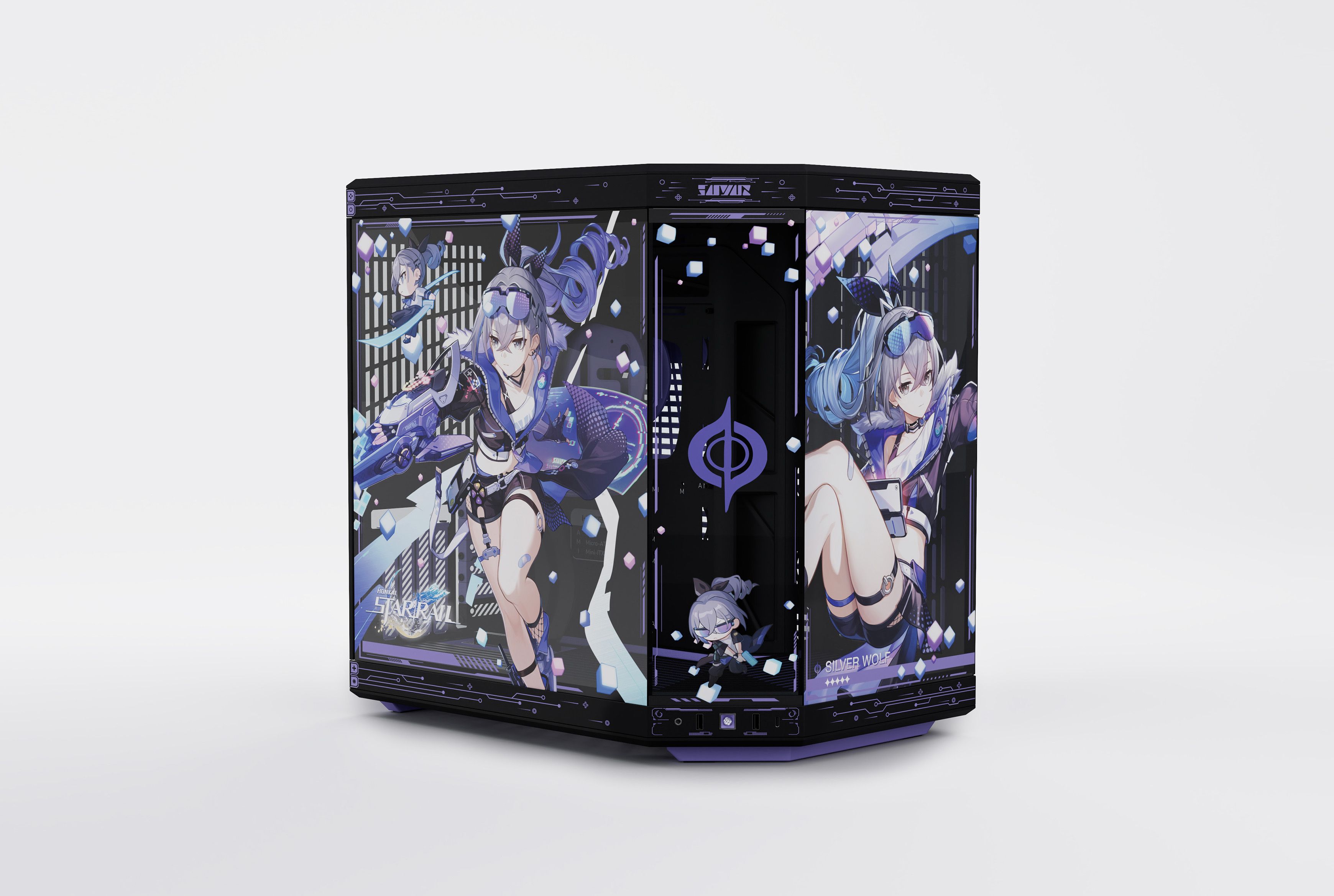PCケース(自作PC用) HYTE Y70 Silver Wolf Limited Edition Hoyoverse Official Y70 Silver Wolf PC Case Bundle | HYTE