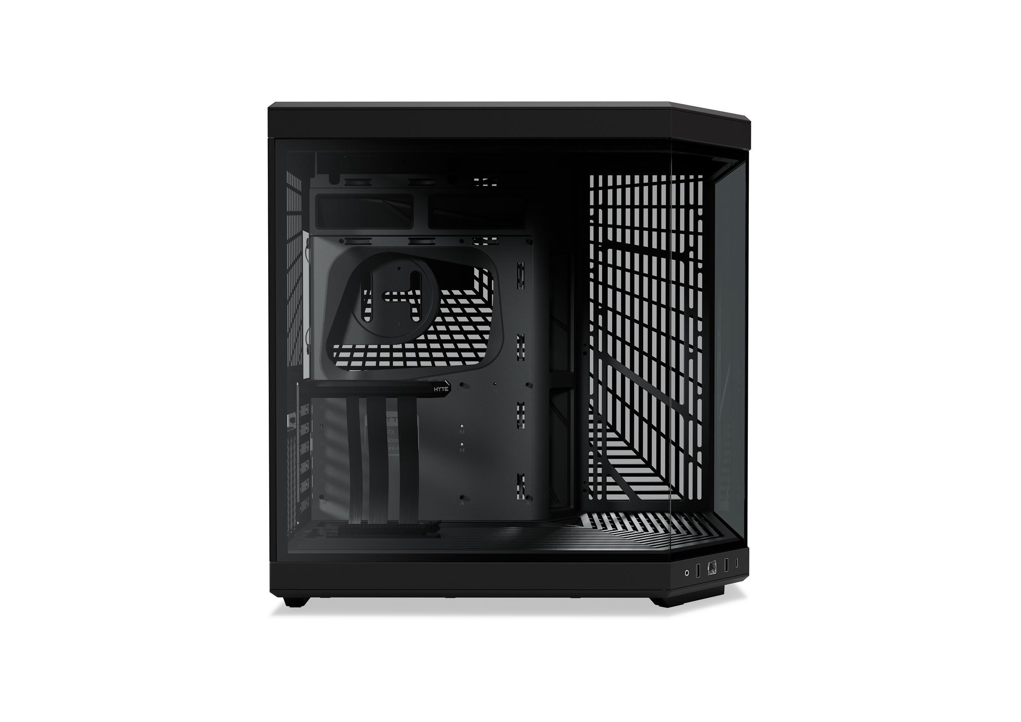 Y70 - Our New ATX PC Case - Pitch Black | HYTE