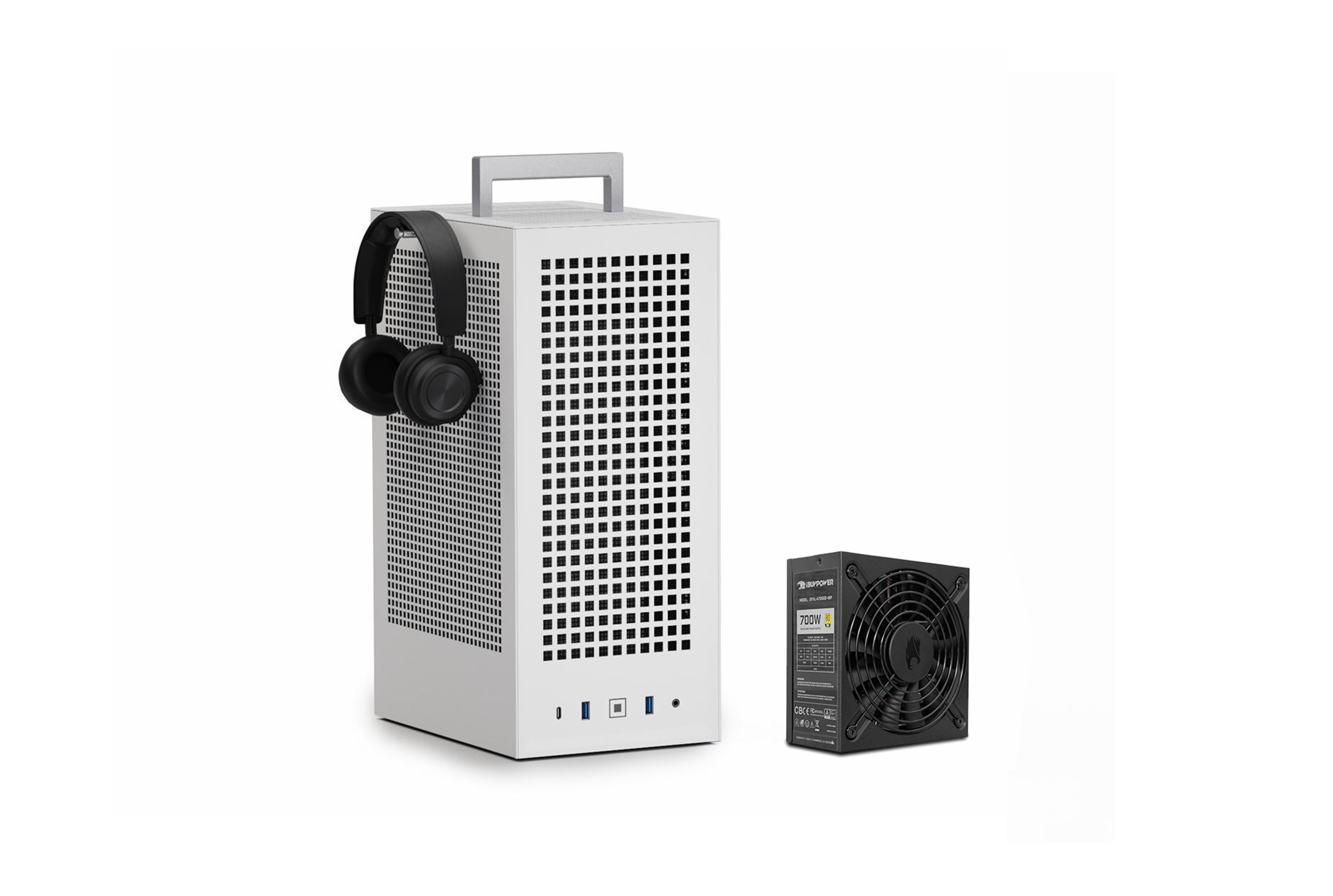 HYTE Revolt 3 - Premium ITX Small Form Factor Case With Power Supply