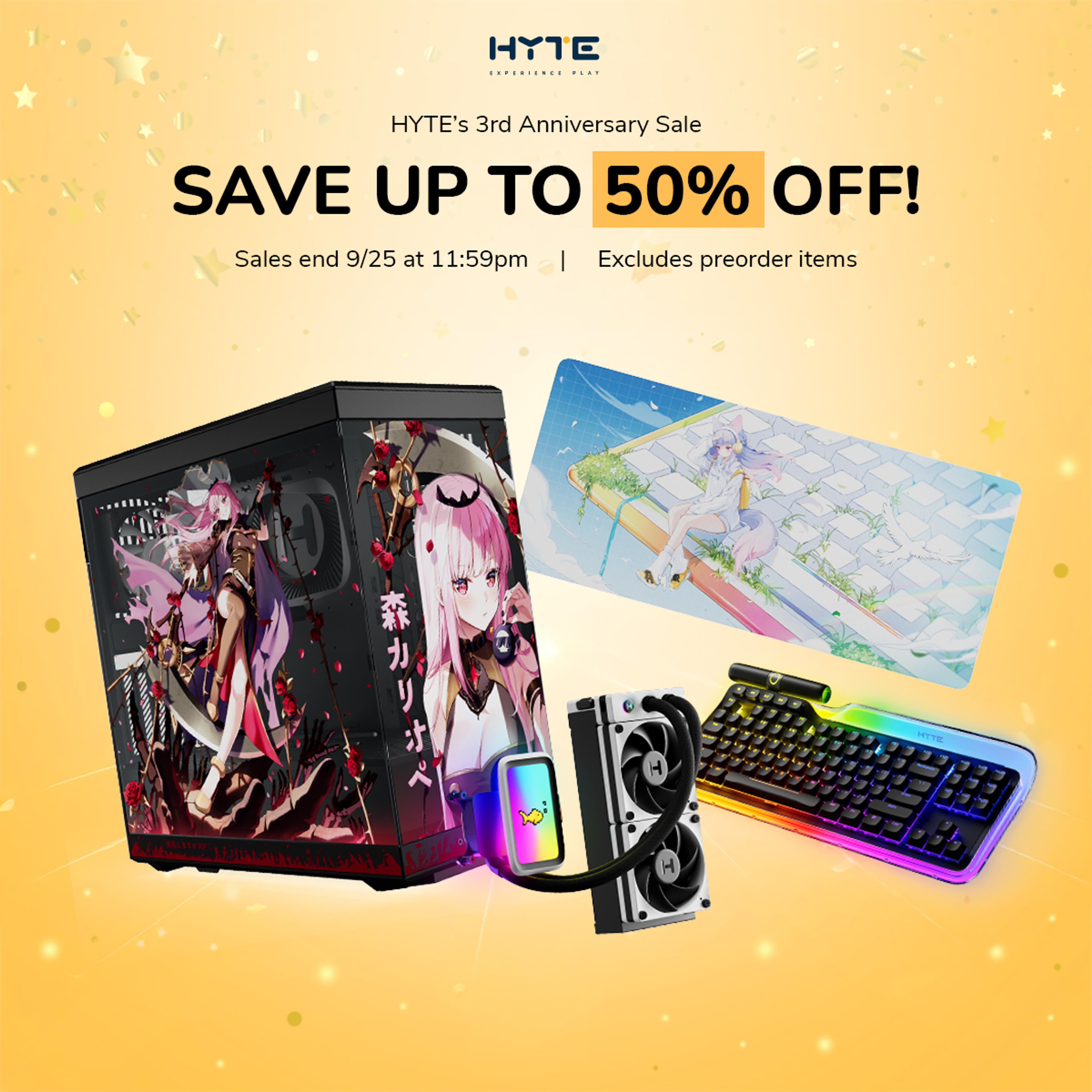 HYTE Anniversary Sale 