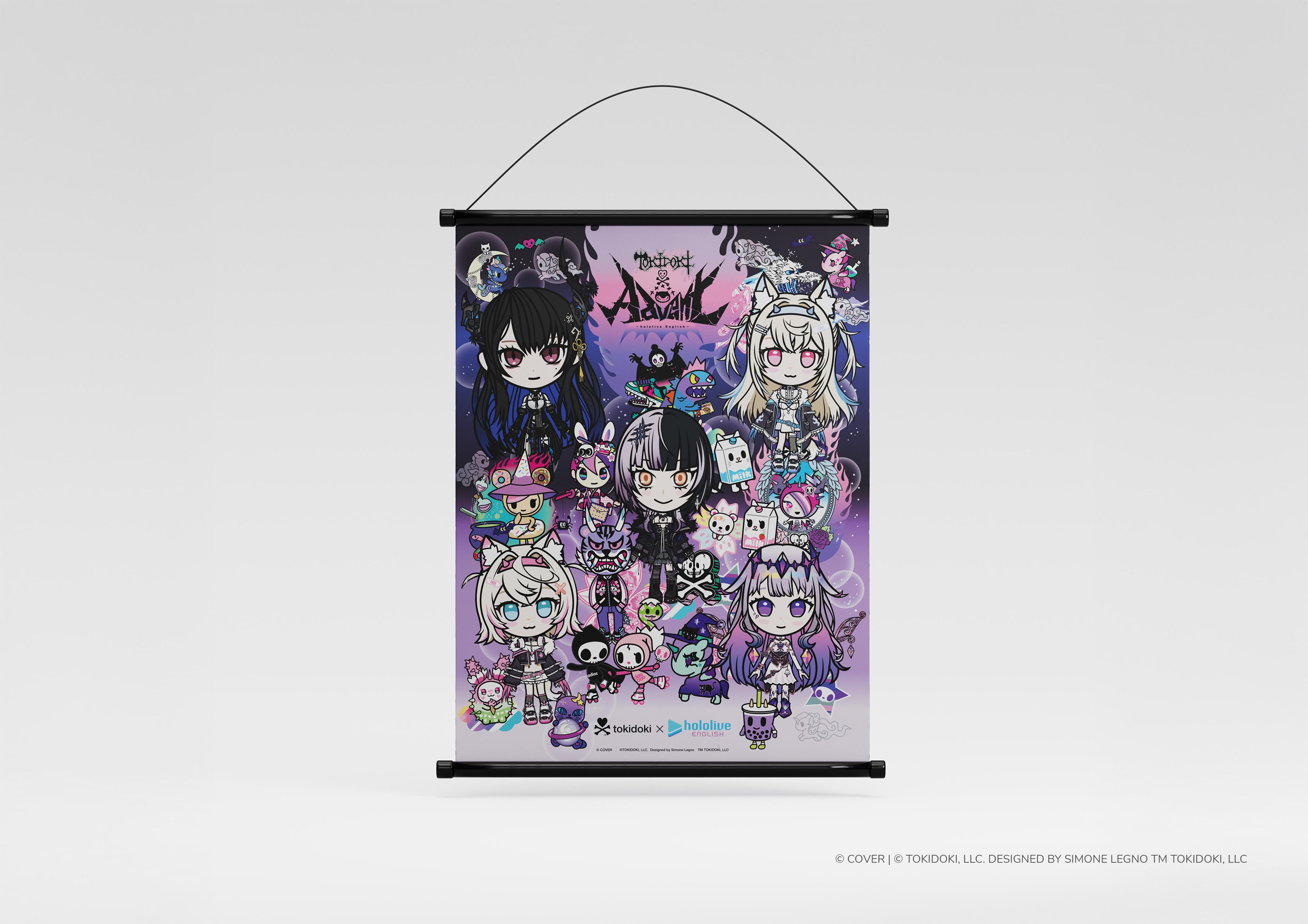 HYTE x tokidoki x hololive Advent Wall Scroll