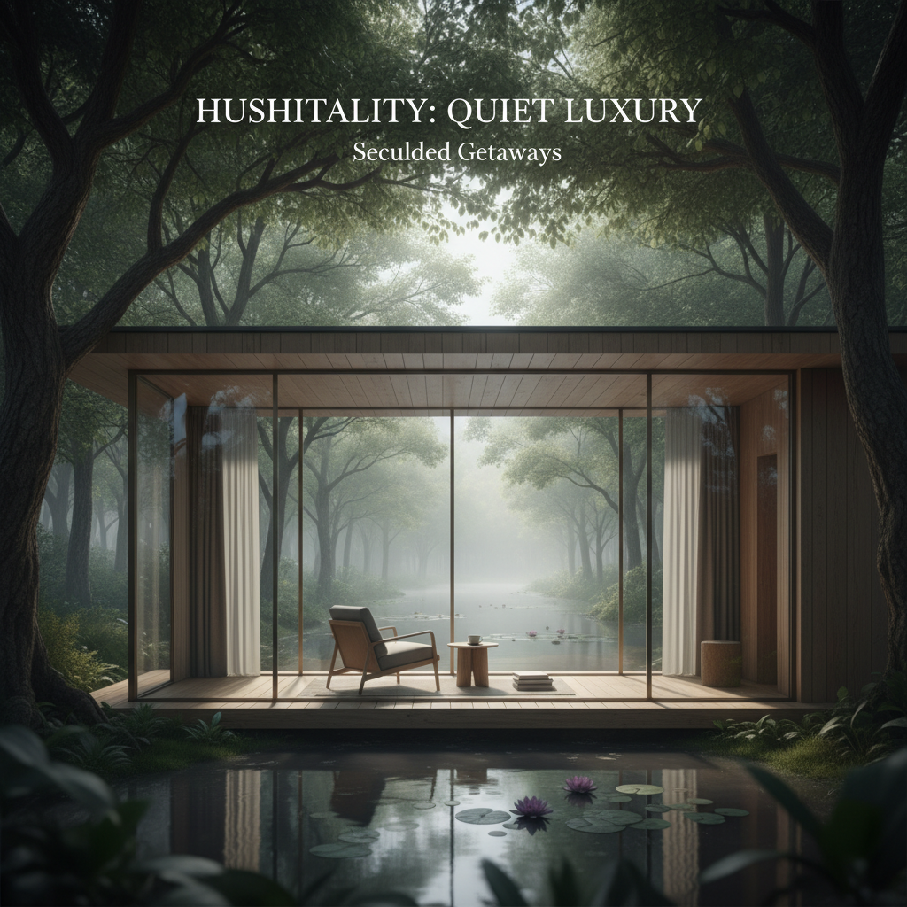 Hushpitality Trend: Quiet Luxury and Secluded Getaways in Modern Travel