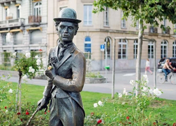 Visiting Charlie Chaplin’s home in Switzerland