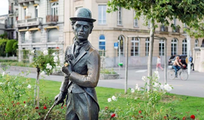 Visiting Charlie Chaplin’s home in Switzerland