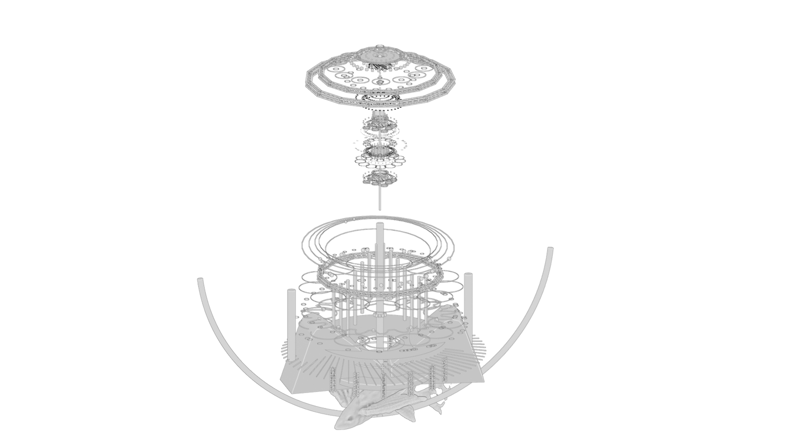 The tower with every floor in place