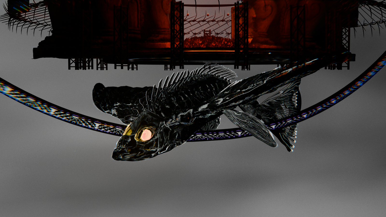 The fish beneath the world
