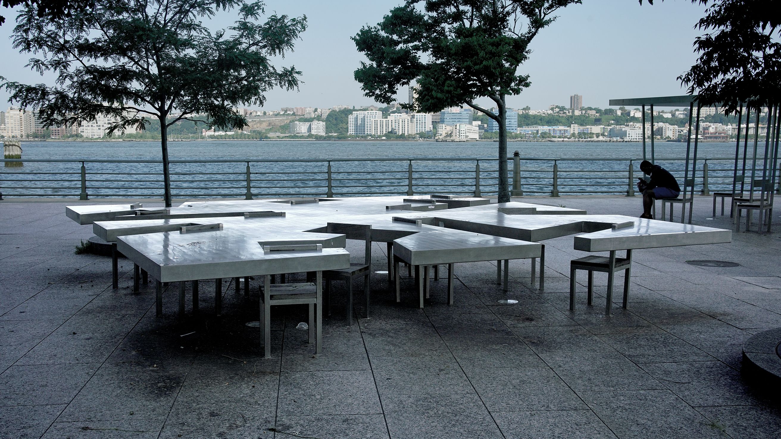 Two Too Large Tables by Allan Wexler and Ellen Wexler