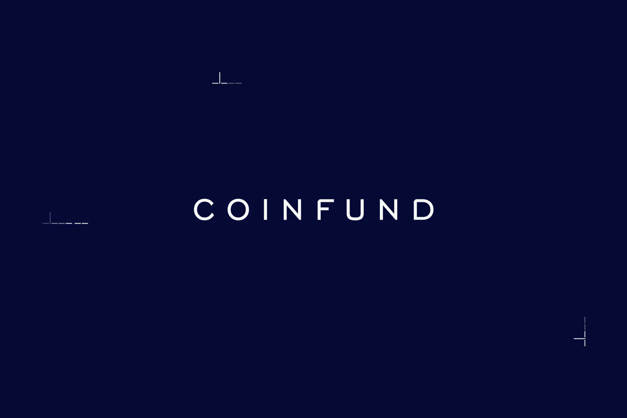 Coinfund wordmark with binary details