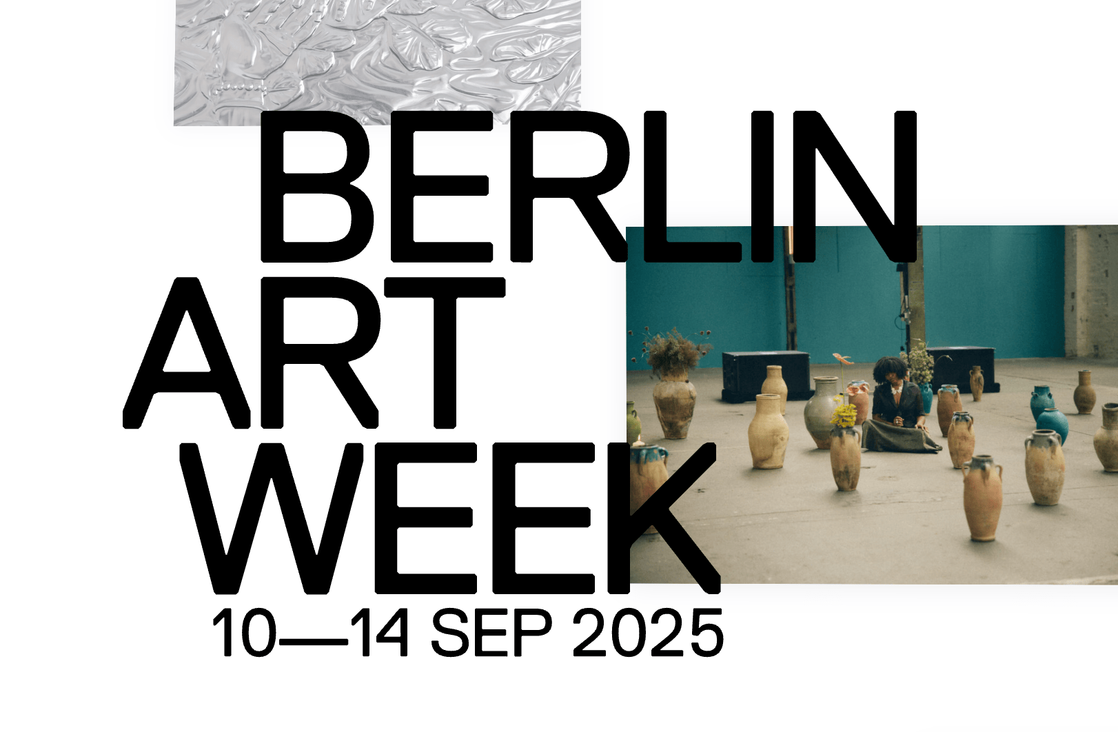The Berlin Art Week 2025 poster, dated the tenth to the fourteenth of September.