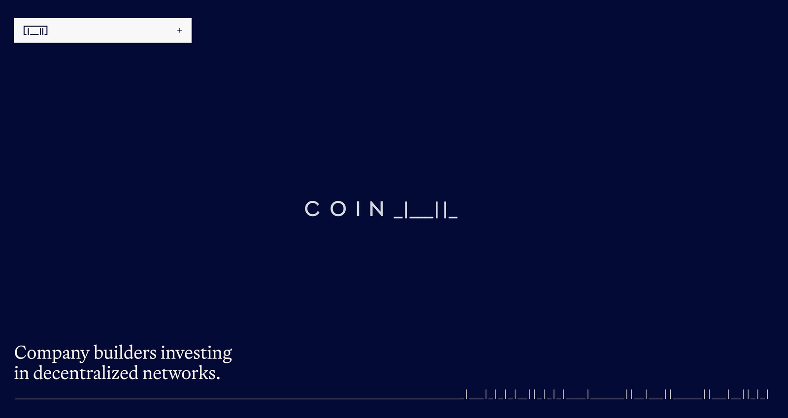 Website homepage screeenshot. 