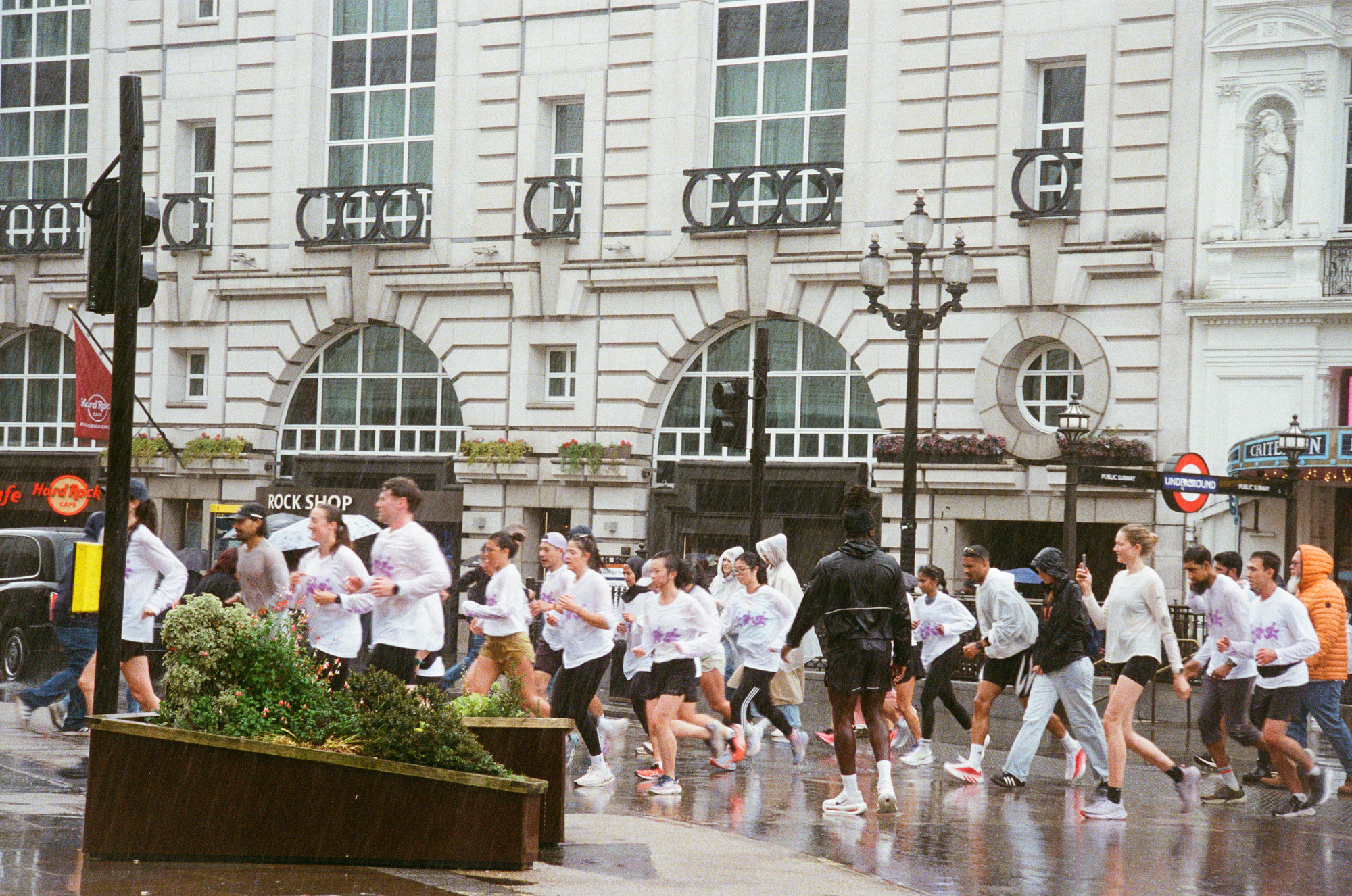 A running group in London