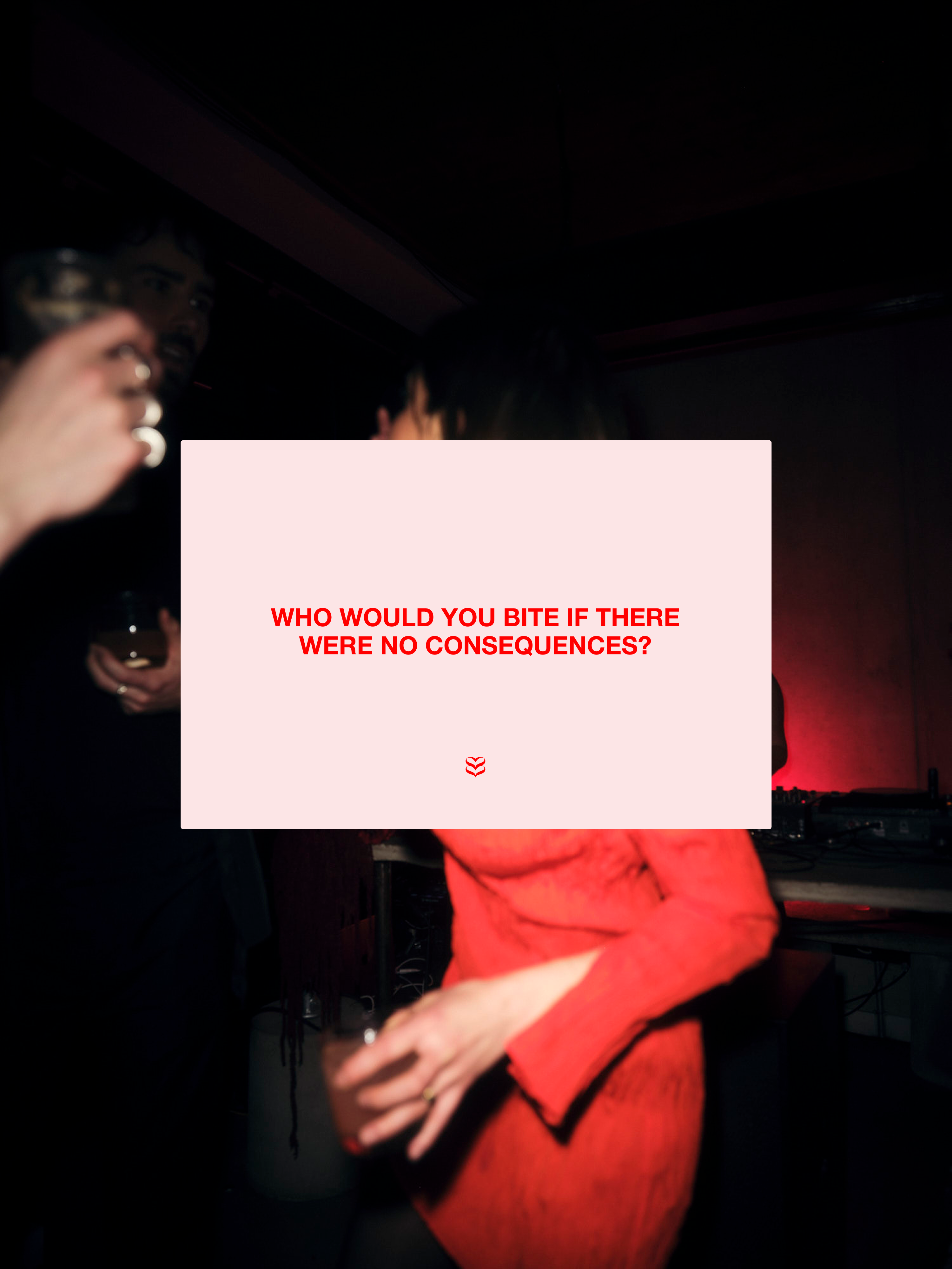 The Saint Sass launch party and prompt cards